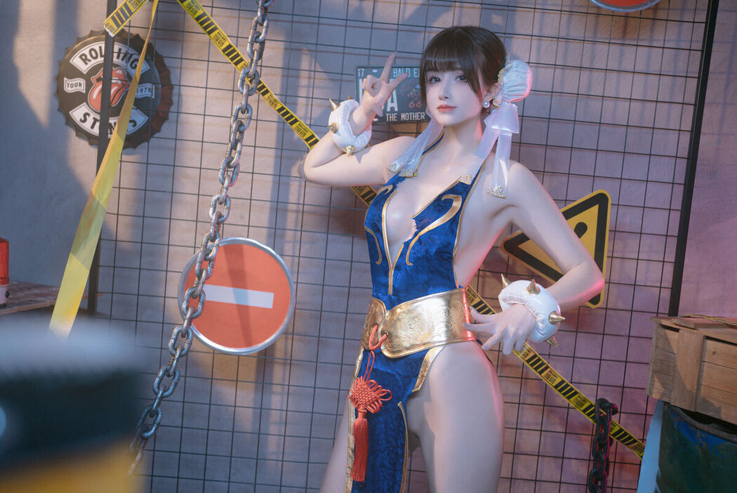 Coser@鹿八岁 – 春丽的格斗辅导 (91P)