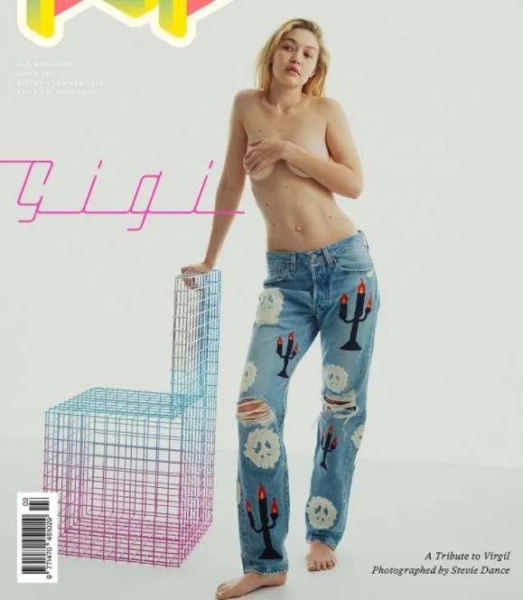 H Gigi Hadid κρατάει τα στήθη της &#8230; στη νέα της φωτογράφηση !