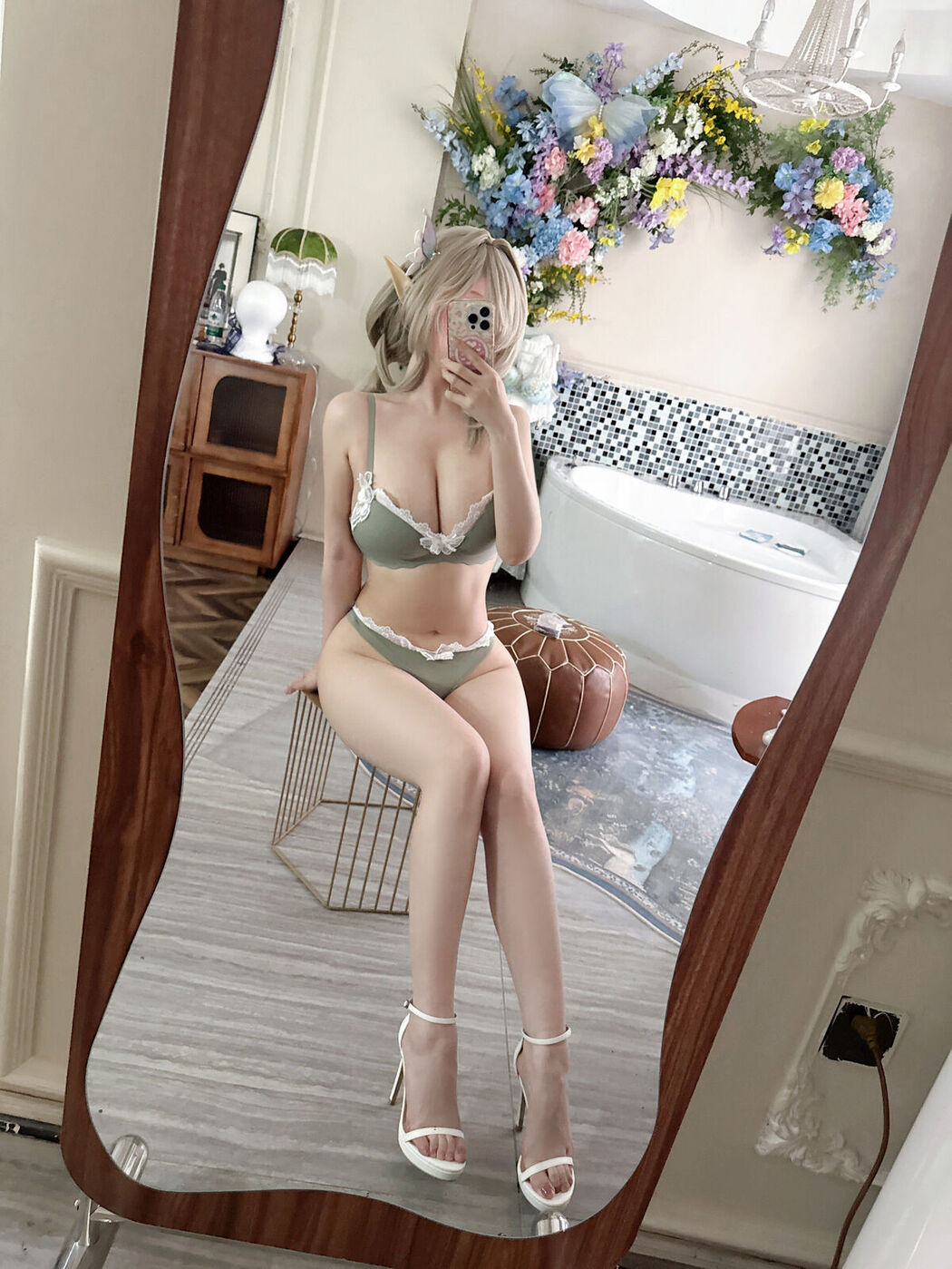 Coser@Rioko凉凉子 – 碧蓝航线 七省 内衣 (30P – 9V)