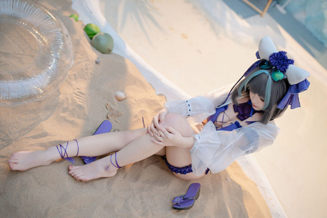 Coser@Bangni邦尼 – 泳装柴郡 (87P)