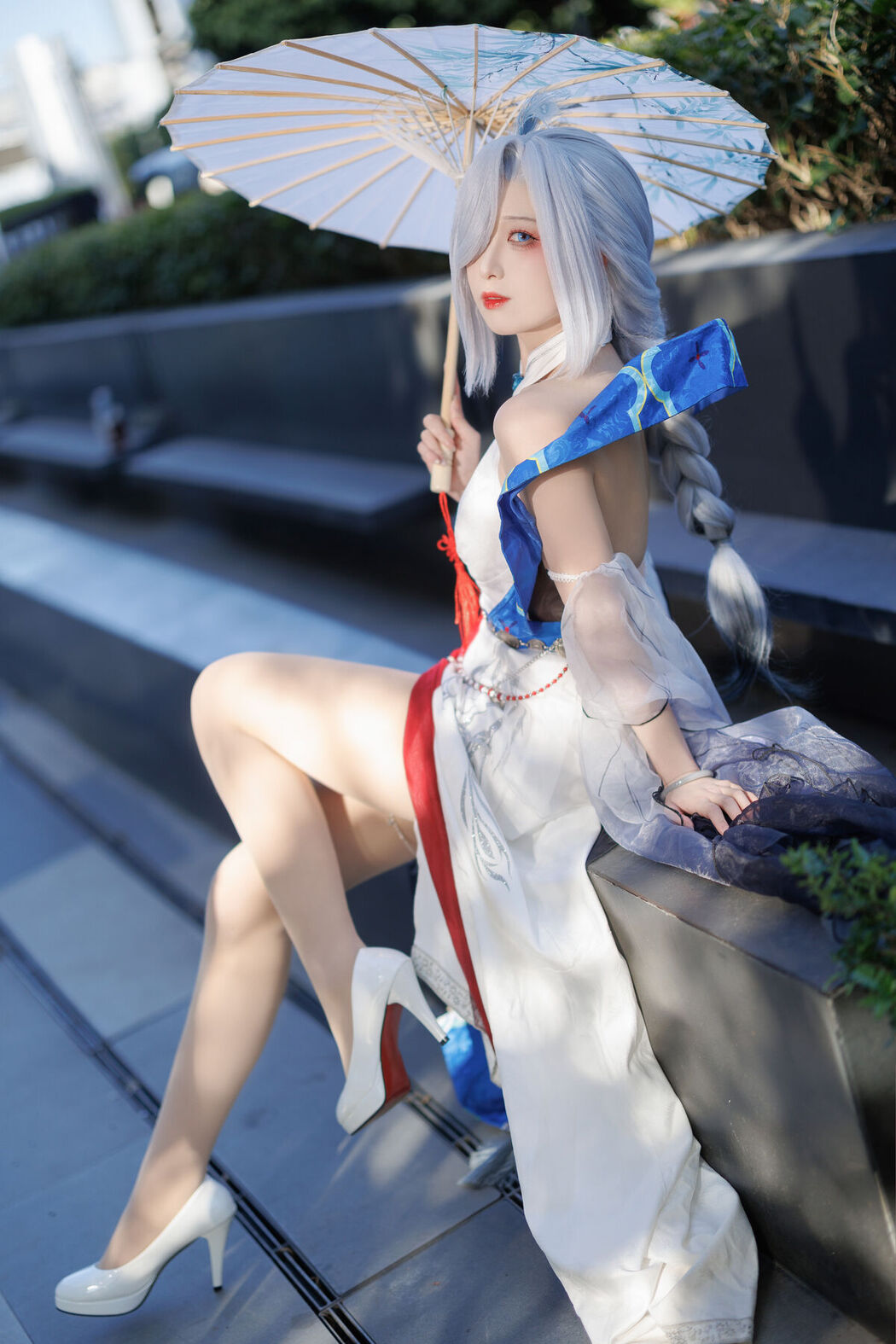 Coser@封疆疆v – 申鹤场照 (13P)