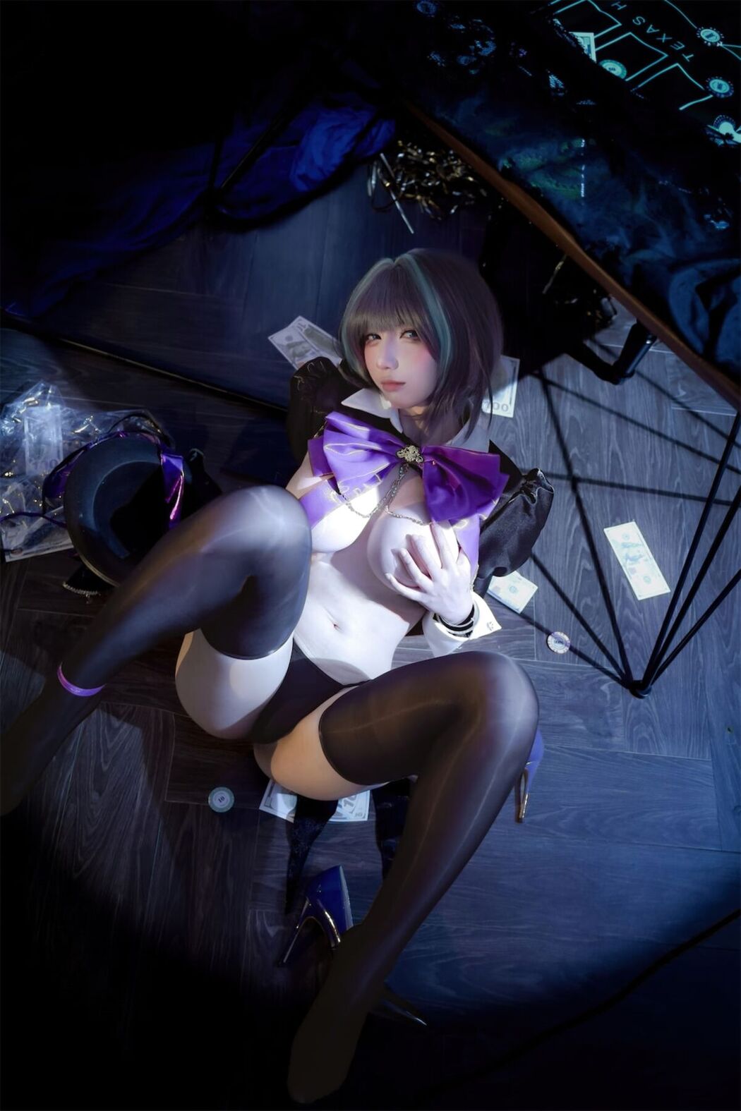 Coser@九曲jean – 柴郡绚烂夜梦 (40P)