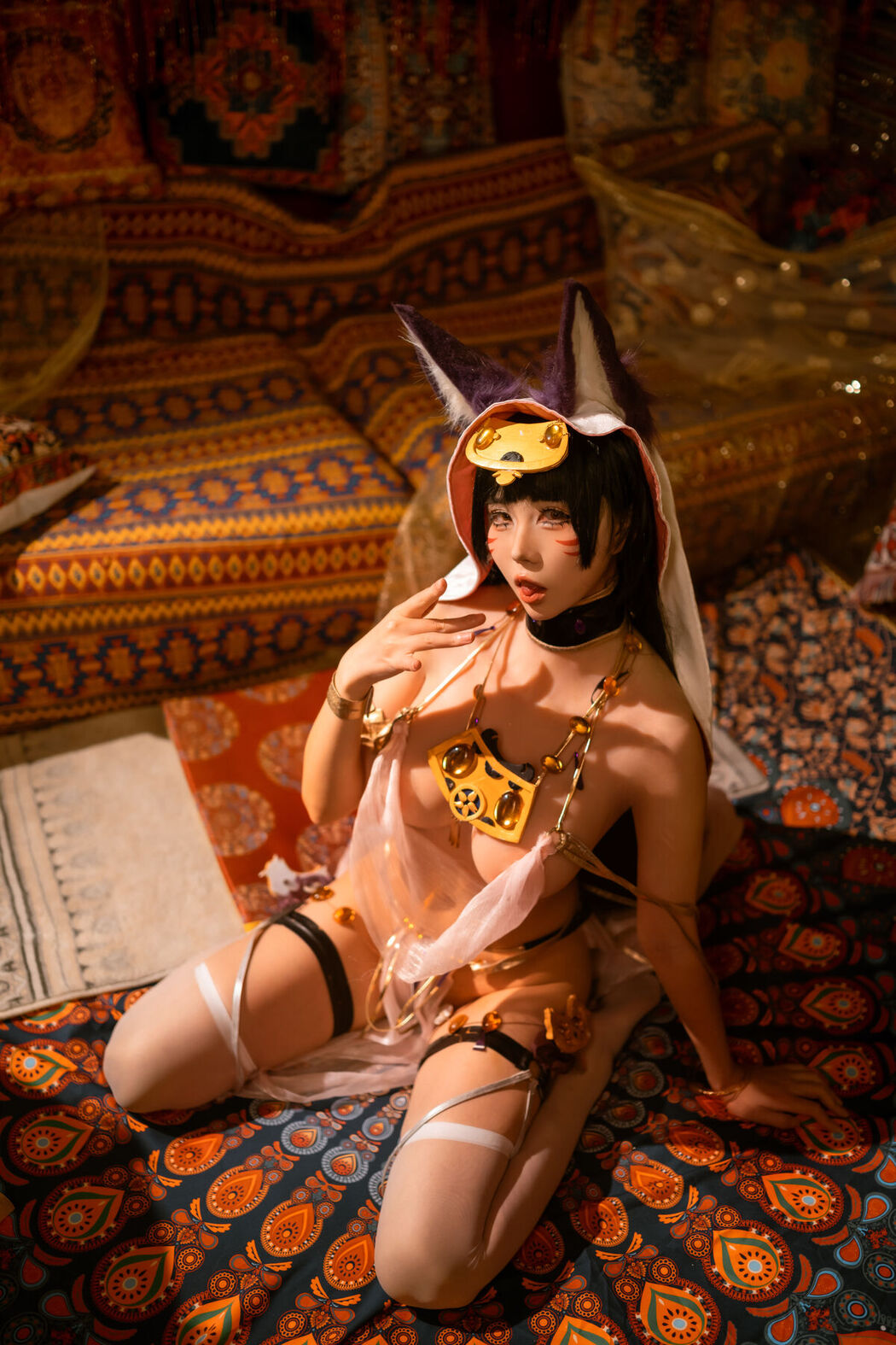 Coser@上杉绘梨落 – 碧蓝航线 武藏 同人舞娘 (19P)