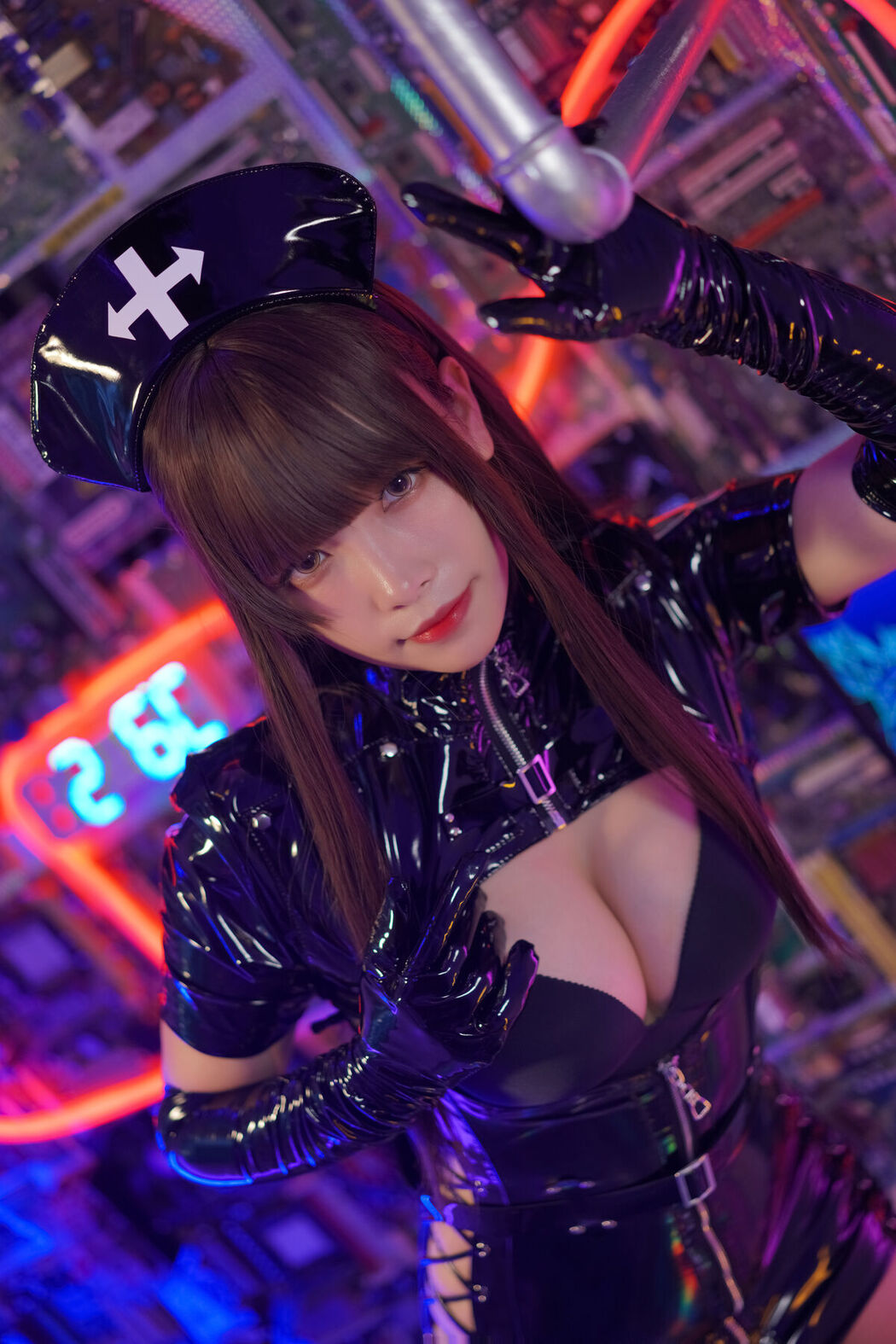 Coser@Neko薇薇 – 暗黑护士 (54P)