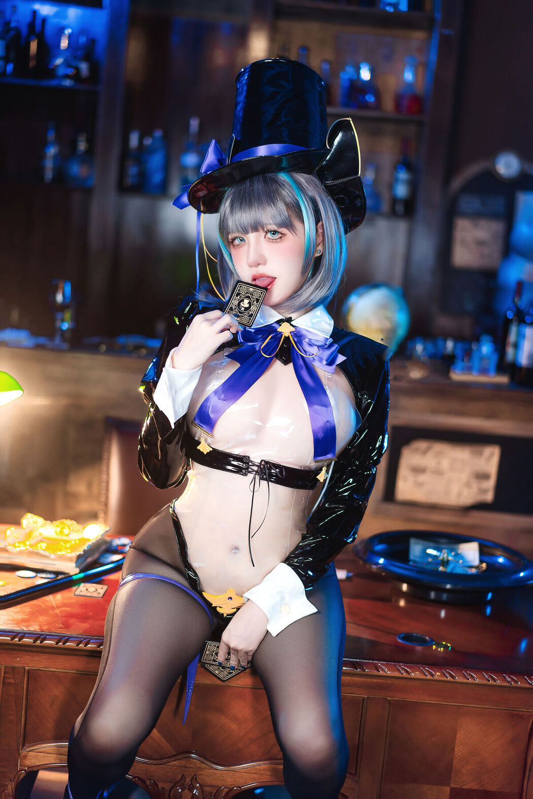 Coser@阿薰kaOri – 碧蓝航线 柴郡 魔术师 (82P – 13V)