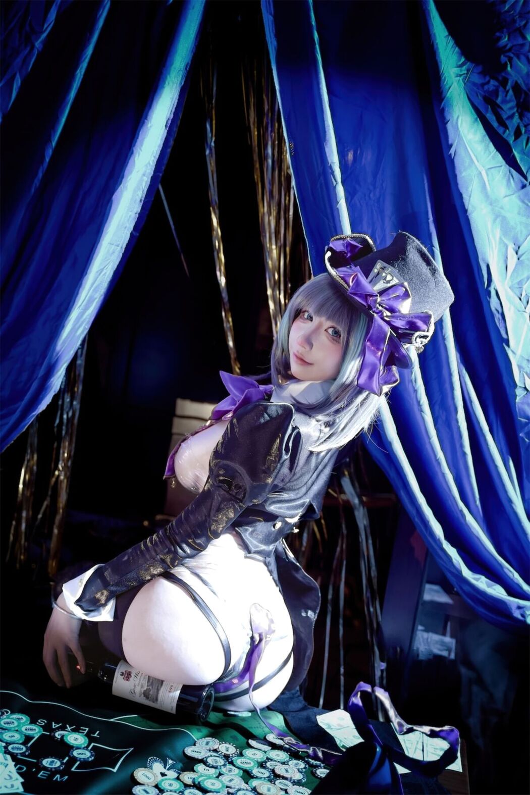 Coser@九曲jean – 柴郡绚烂夜梦 (40P)