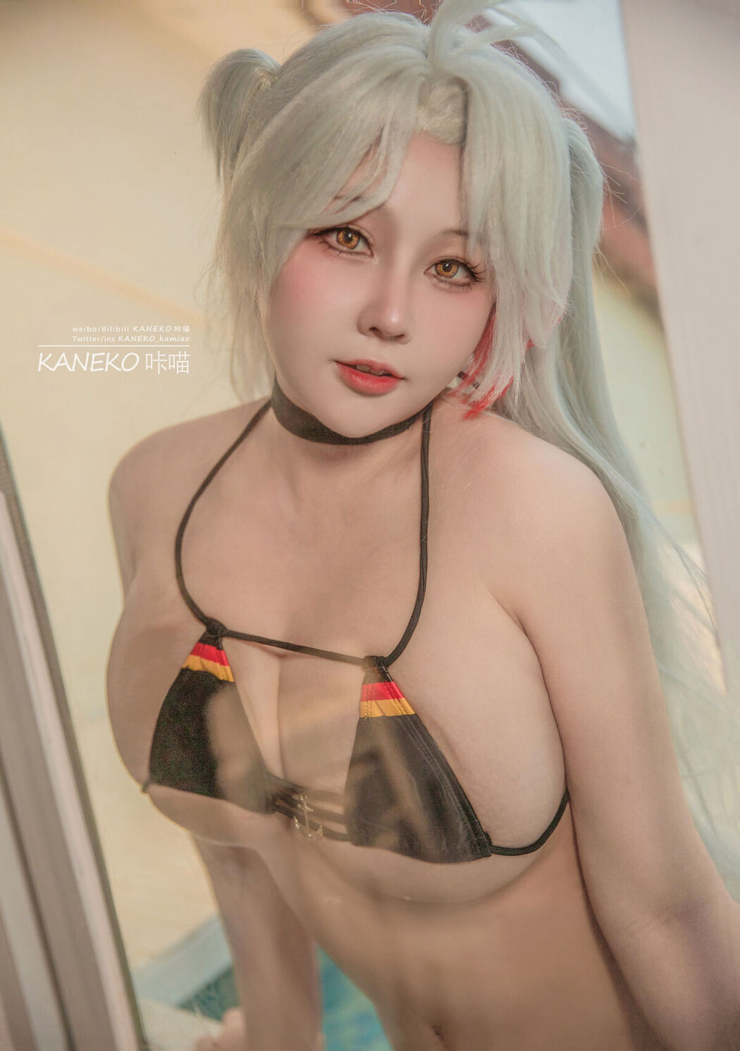 Coser@Kaneko_咔喵 – 碧蓝航线 欧根亲王泳装 (24P – 1V)