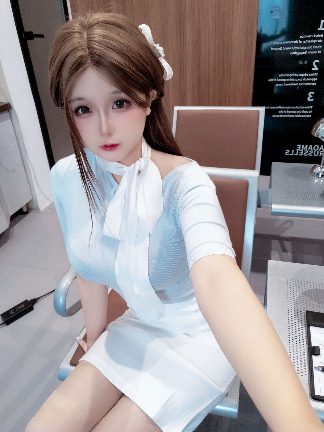 Coser@日奈娇 – 国际航班 Part02 (58P)