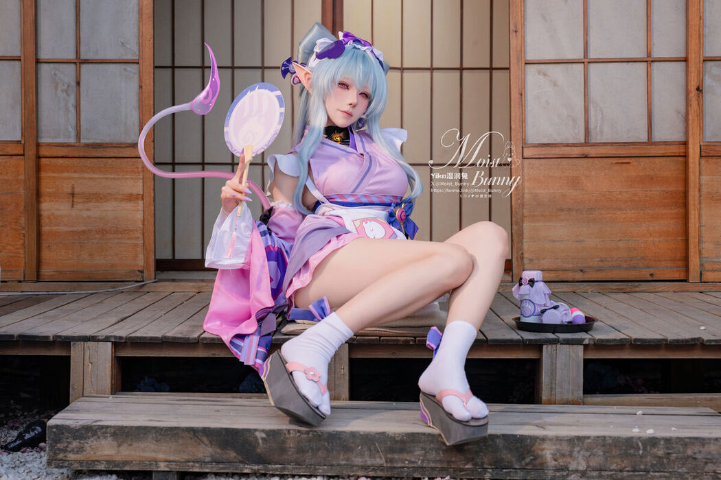 Coser@黏黏团子兔 – 05月作品 浮枕朝颜-梦见月瑞希 红昭愿 Part01 (67P – 5V)