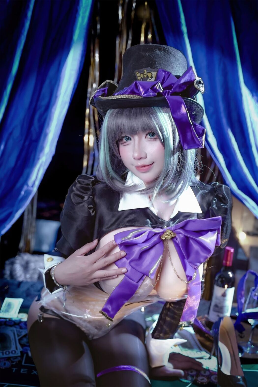 Coser@九曲jean – 柴郡绚烂夜梦 (40P)