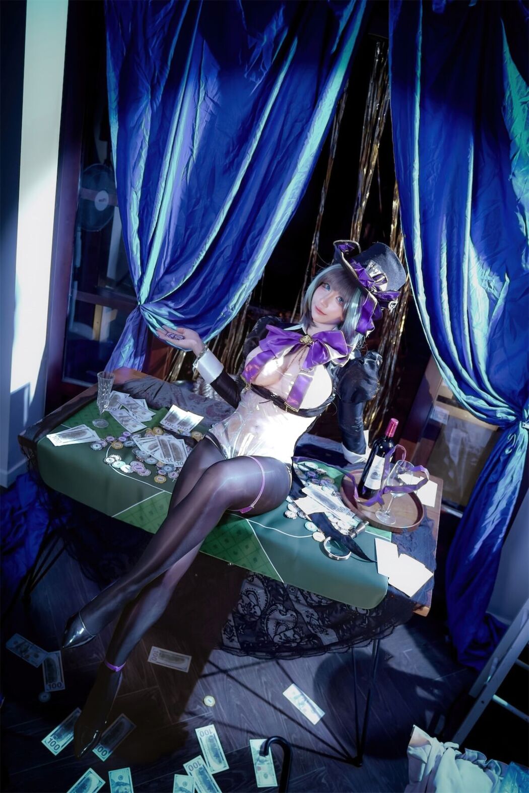 Coser@九曲jean – 柴郡绚烂夜梦 (40P)