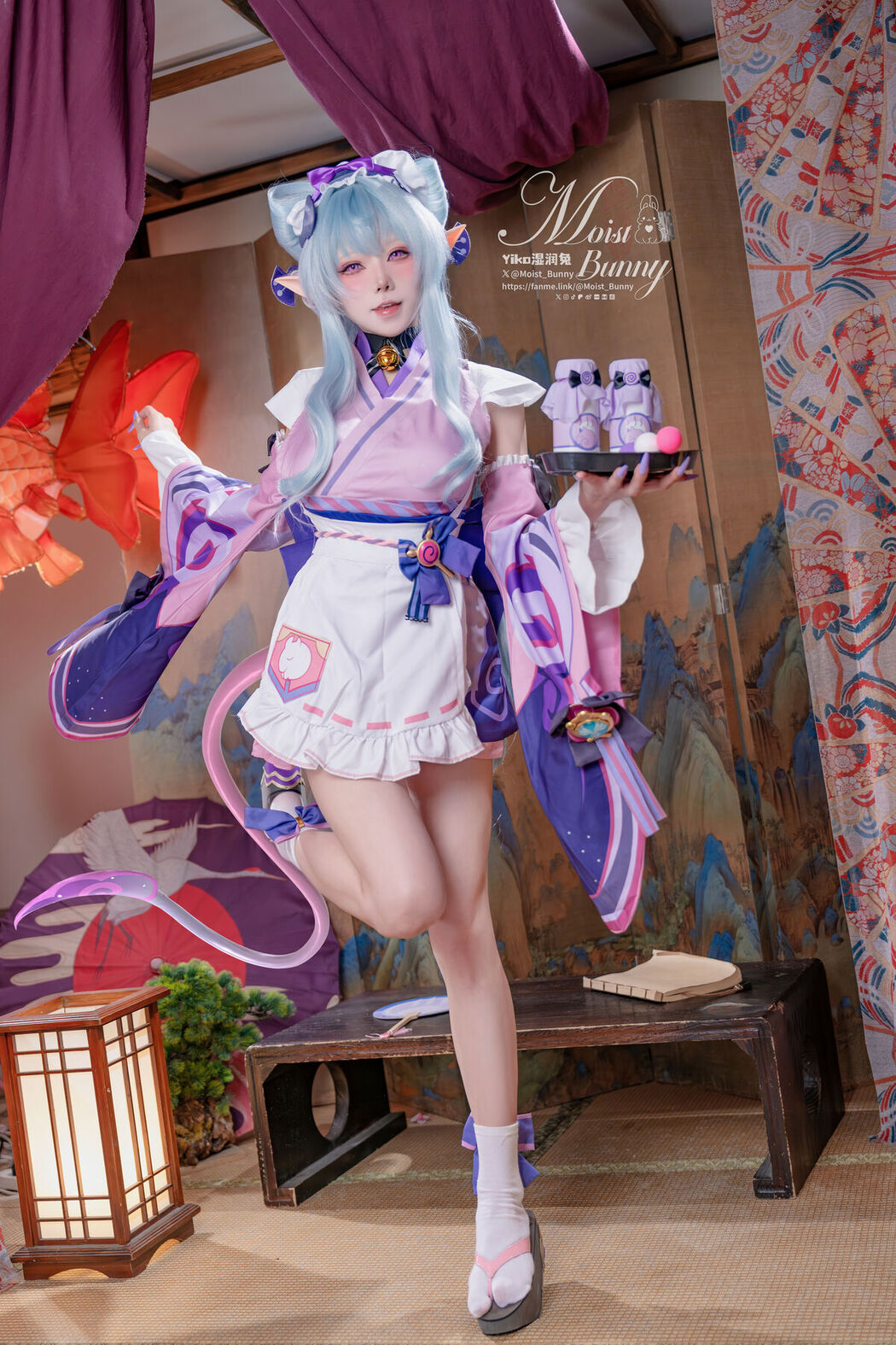 Coser@黏黏团子兔 – 05月作品 浮枕朝颜-梦见月瑞希 红昭愿 Part01 (67P – 5V)