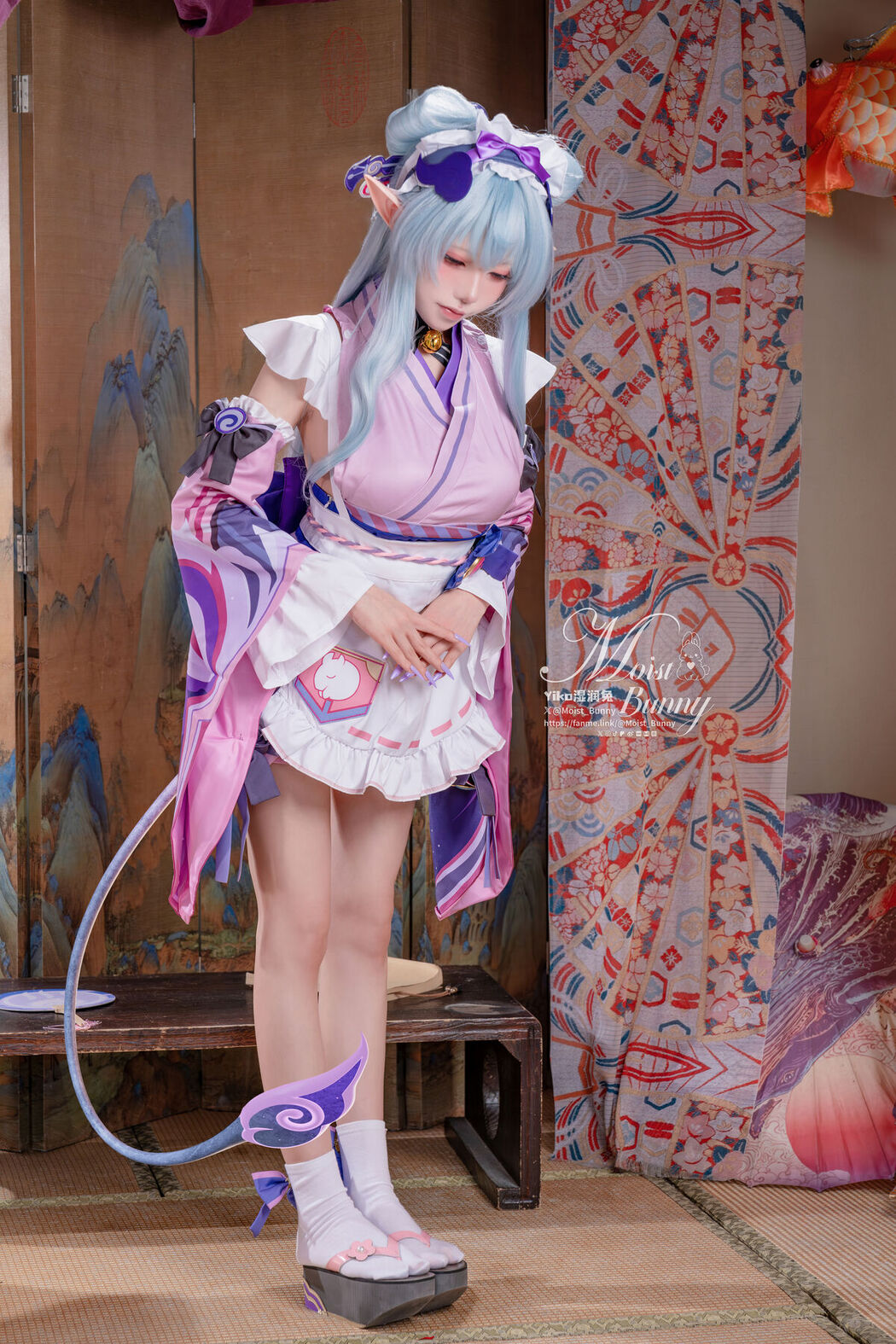 Coser@黏黏团子兔 – 05月作品 浮枕朝颜-梦见月瑞希 红昭愿 Part01 (67P – 5V)