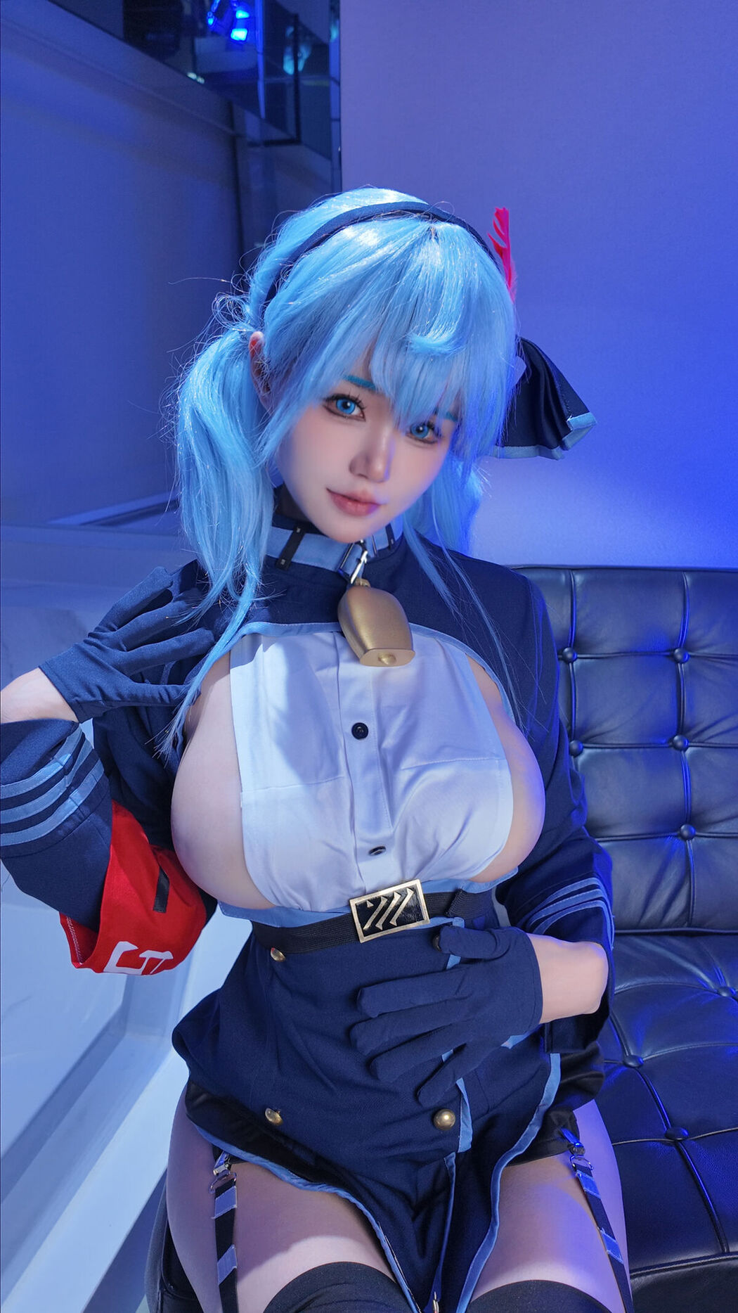Coser@小仓千代w &#8211; 蔚蓝档案 天雨亚子 风纪 (37P)