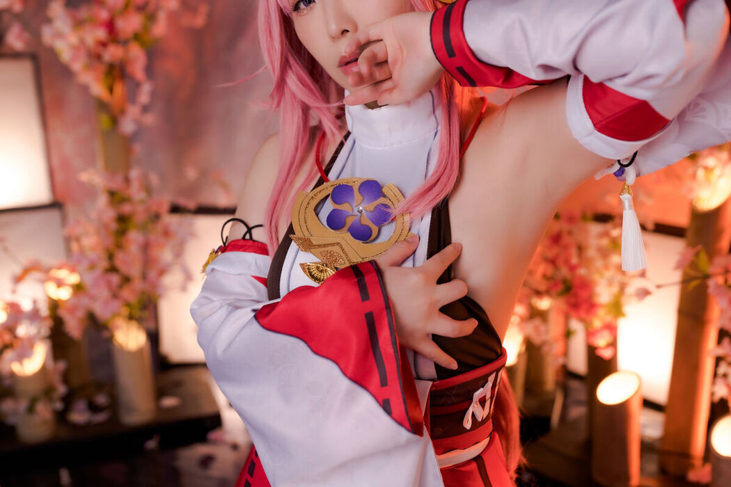 Coser@Rizuna &#8211; Yae Zakura Houkai Impact 3 Part02 (61P)