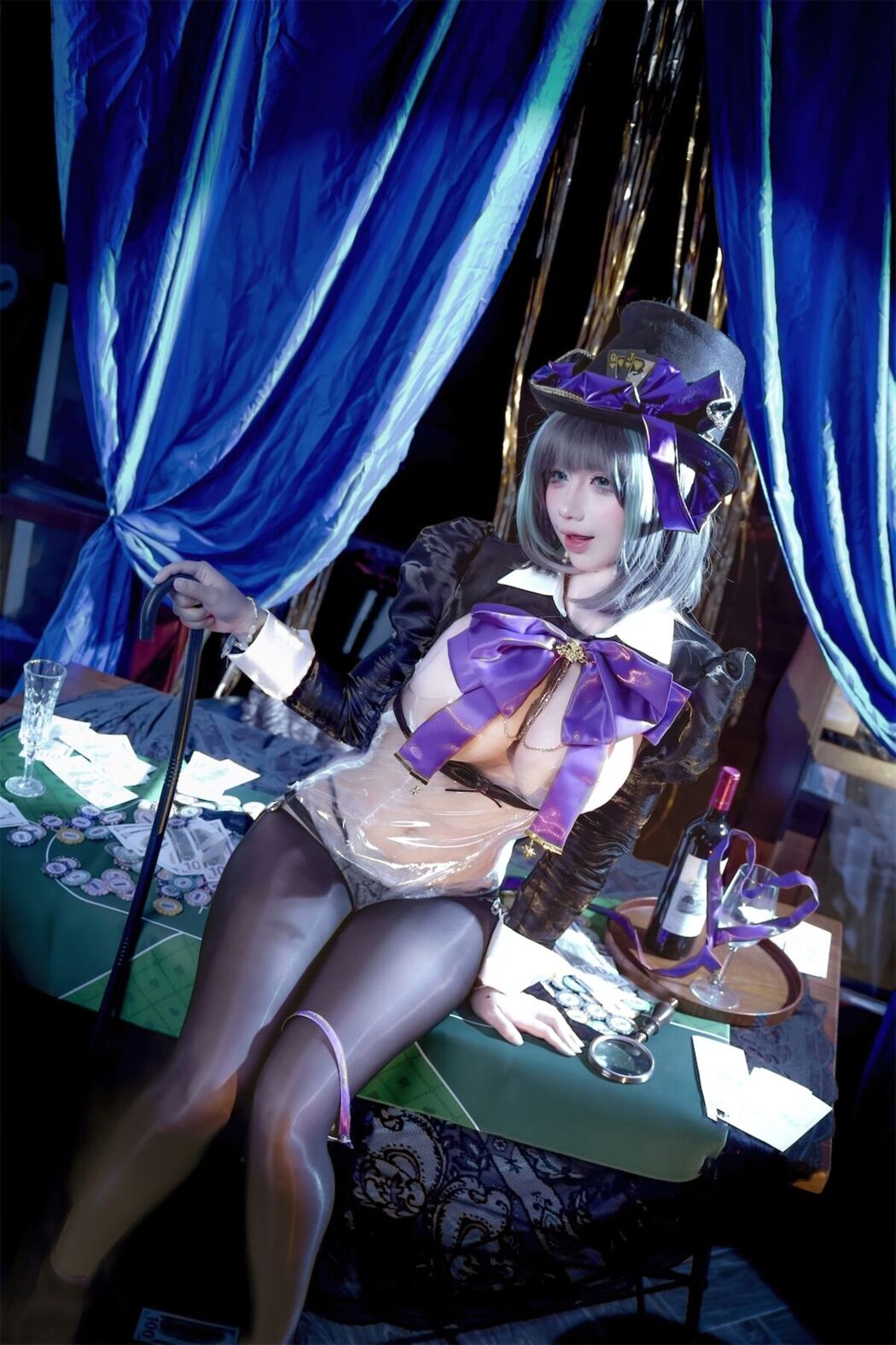Coser@九曲jean – 柴郡绚烂夜梦 (40P)