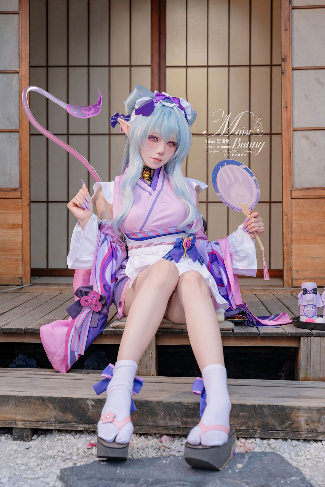 Coser@黏黏团子兔 – 05月作品 浮枕朝颜-梦见月瑞希 红昭愿 Part01 (67P – 5V)