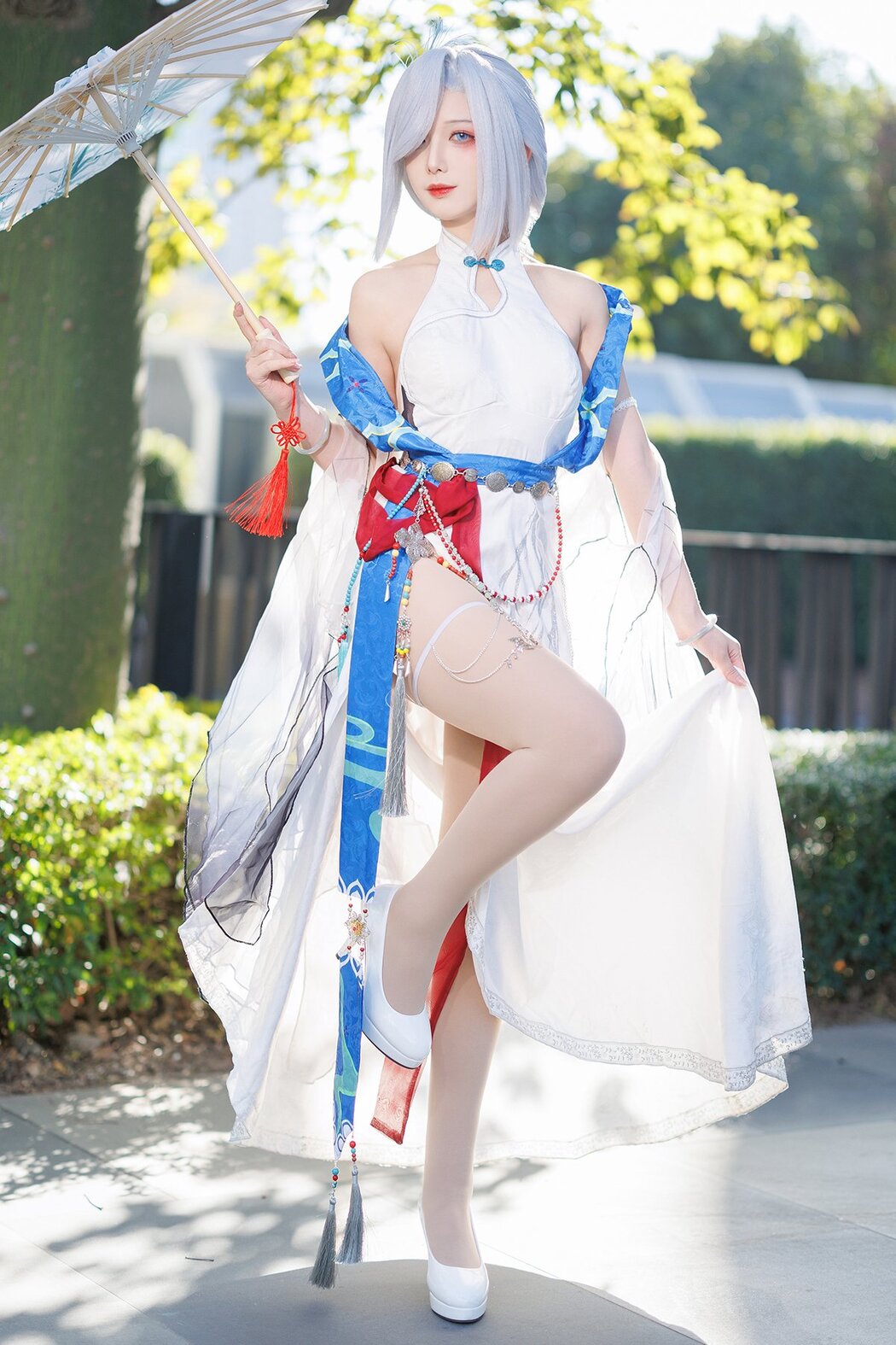 Coser@封疆疆v – 申鹤场照 (13P) Cover Photo