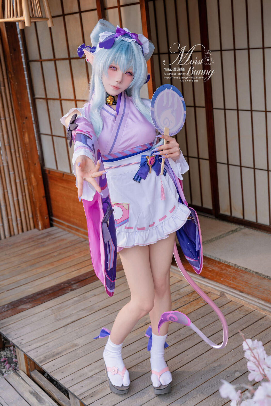 Coser@黏黏团子兔 – 05月作品 浮枕朝颜-梦见月瑞希 红昭愿 Part01 (67P – 5V)