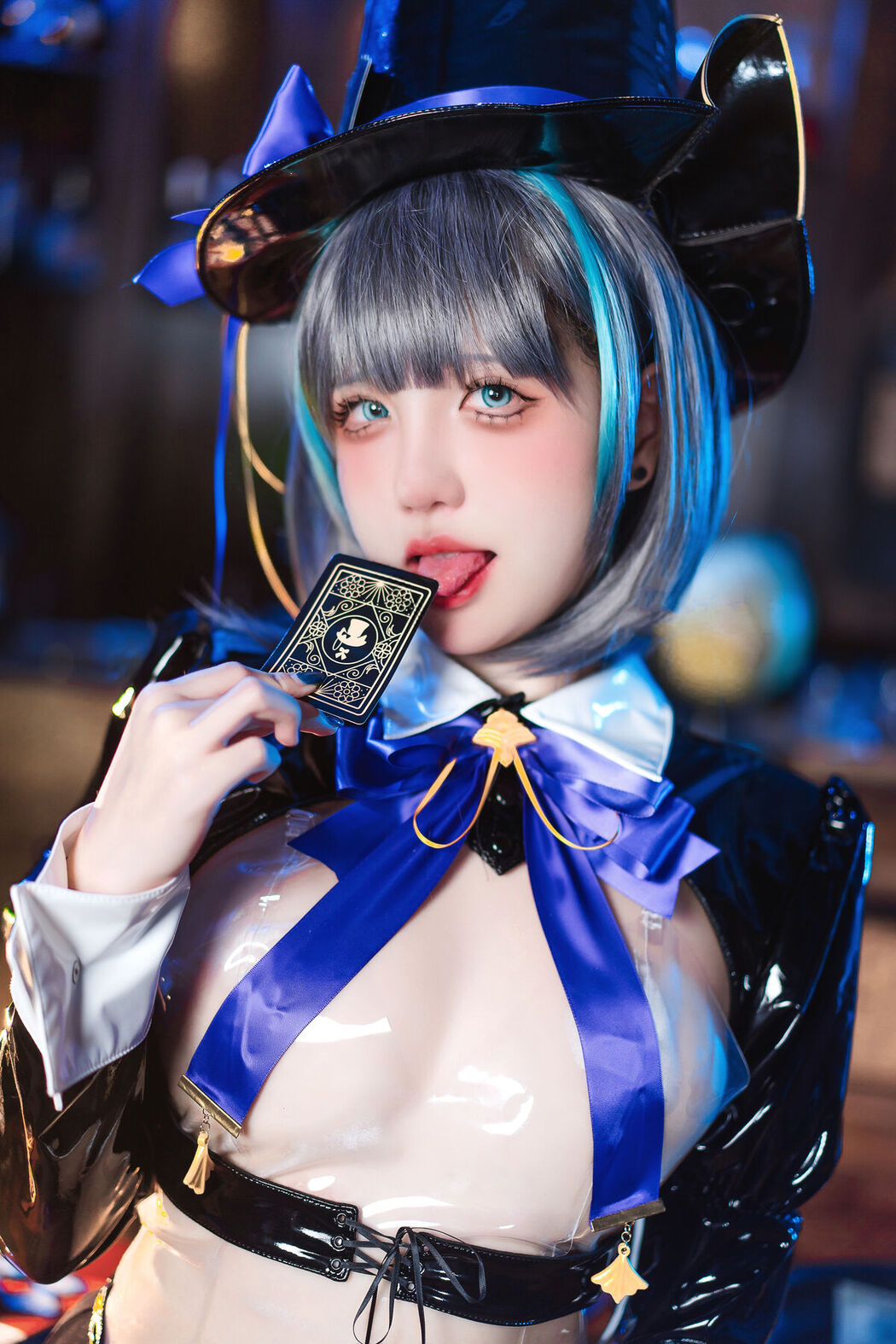 Coser@阿薰kaOri – 碧蓝航线 柴郡 魔术师 (82P – 13V)