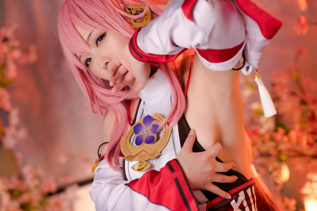 Coser@Rizuna &#8211; Yae Zakura Houkai Impact 3 Part02 (61P)
