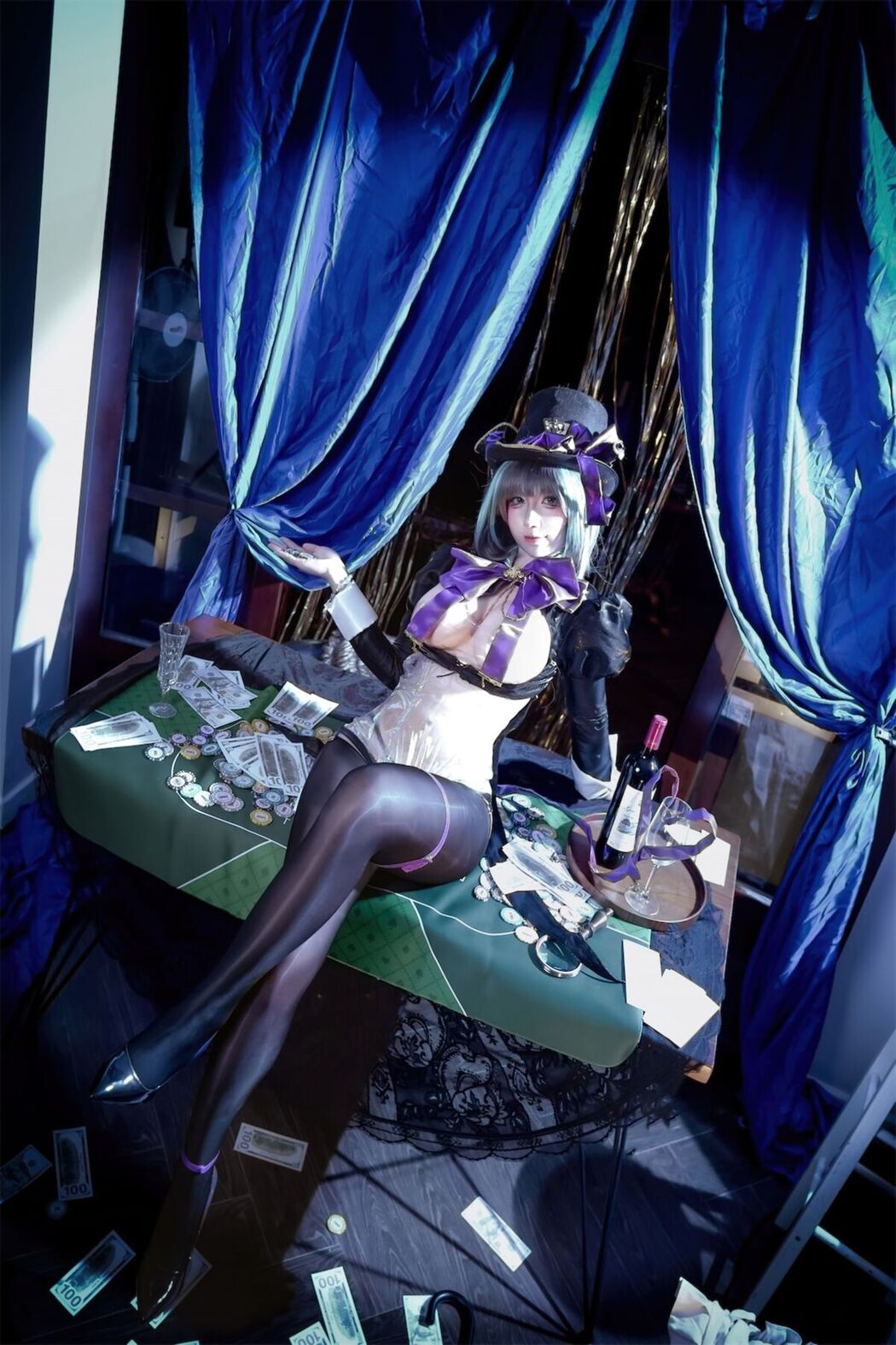 Coser@九曲jean – 柴郡绚烂夜梦 (40P)