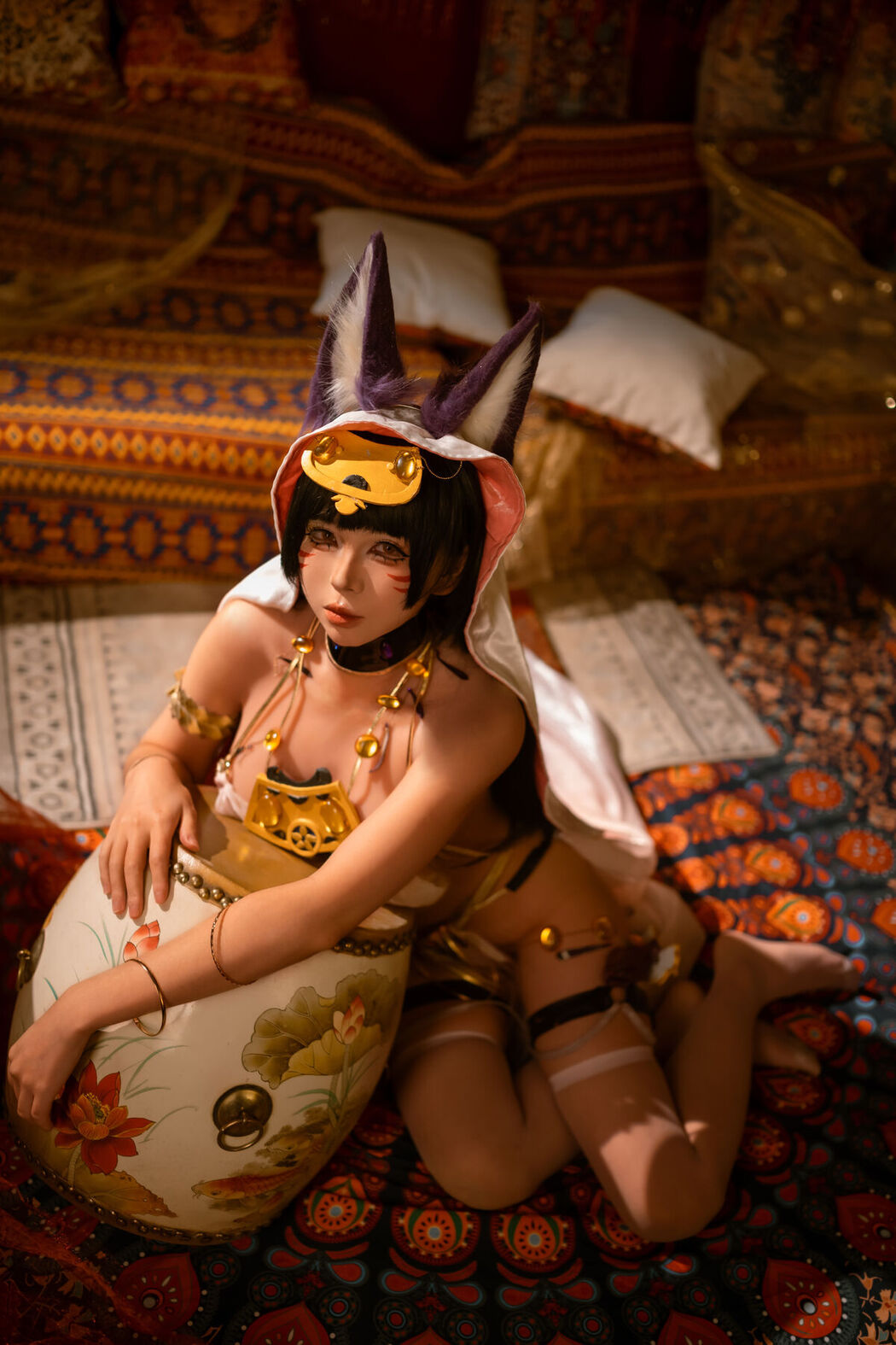 Coser@上杉绘梨落 – 碧蓝航线 武藏 同人舞娘 (19P)