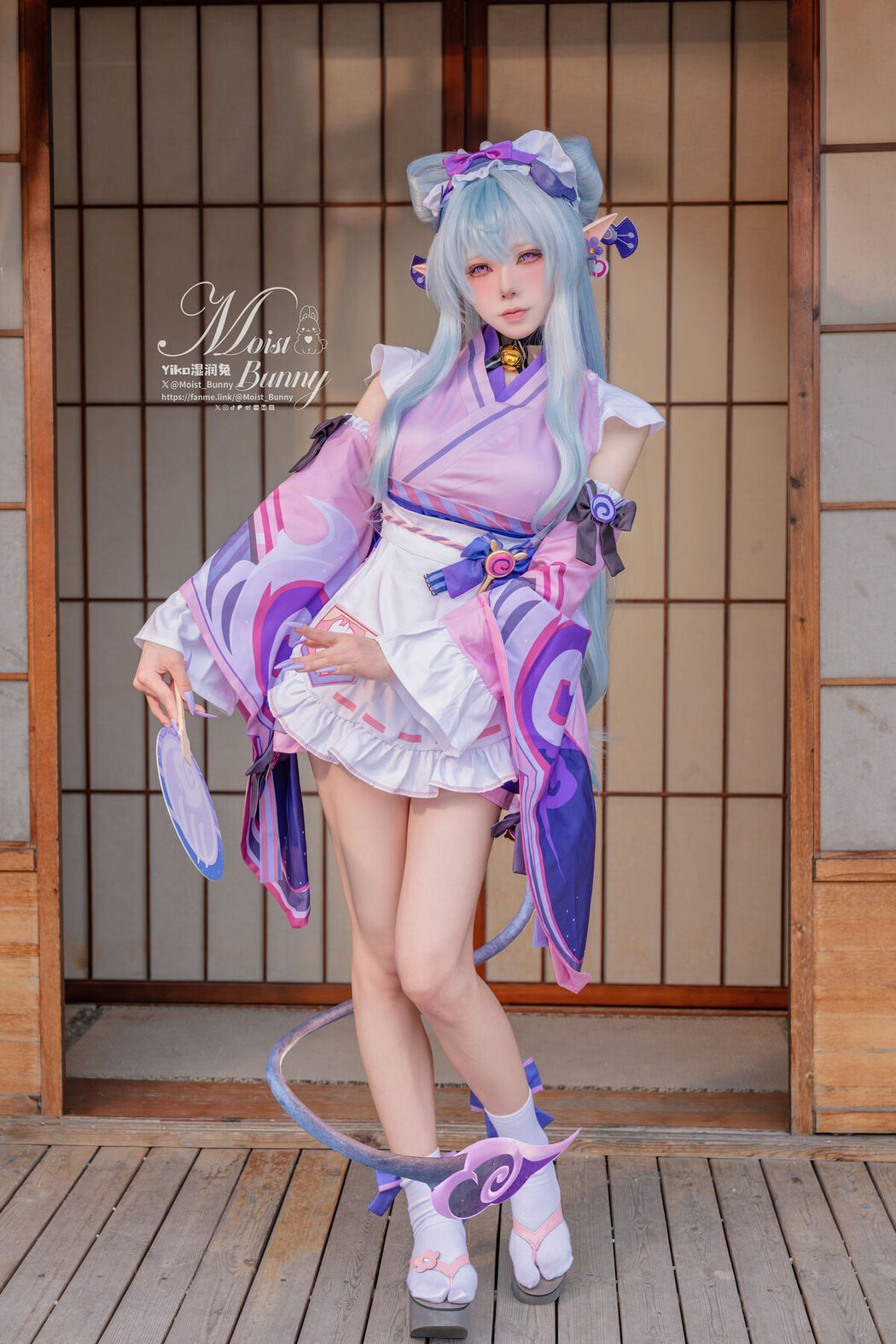 Coser@黏黏团子兔 – 05月作品 浮枕朝颜-梦见月瑞希 红昭愿 Part02 (67P)