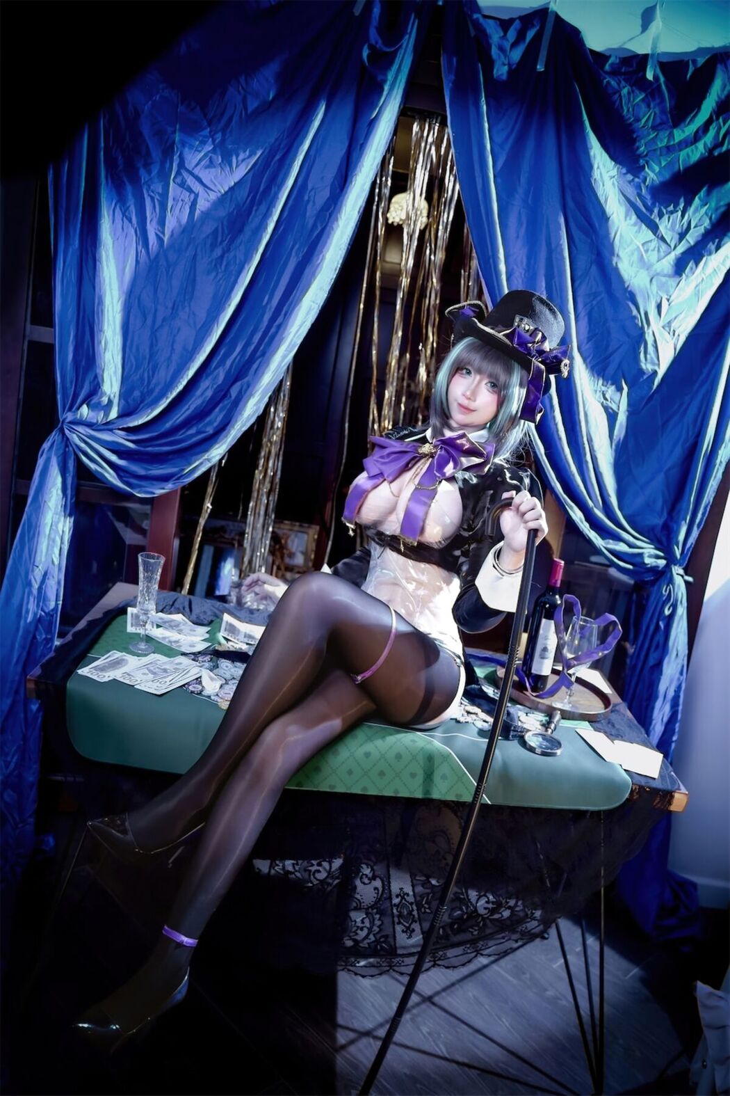 Coser@九曲jean – 柴郡绚烂夜梦 (40P)