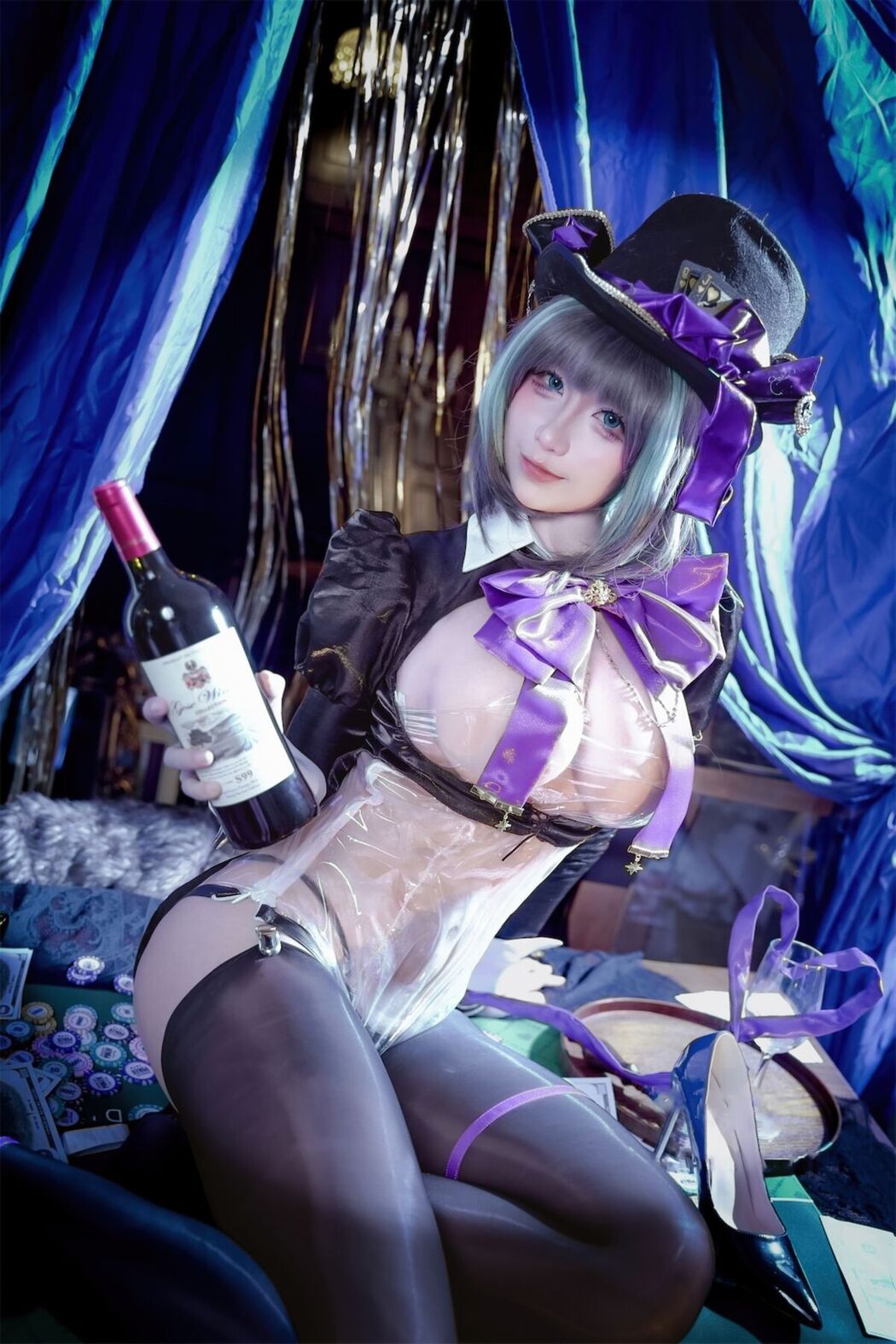 Coser@九曲jean – 柴郡绚烂夜梦 (40P)