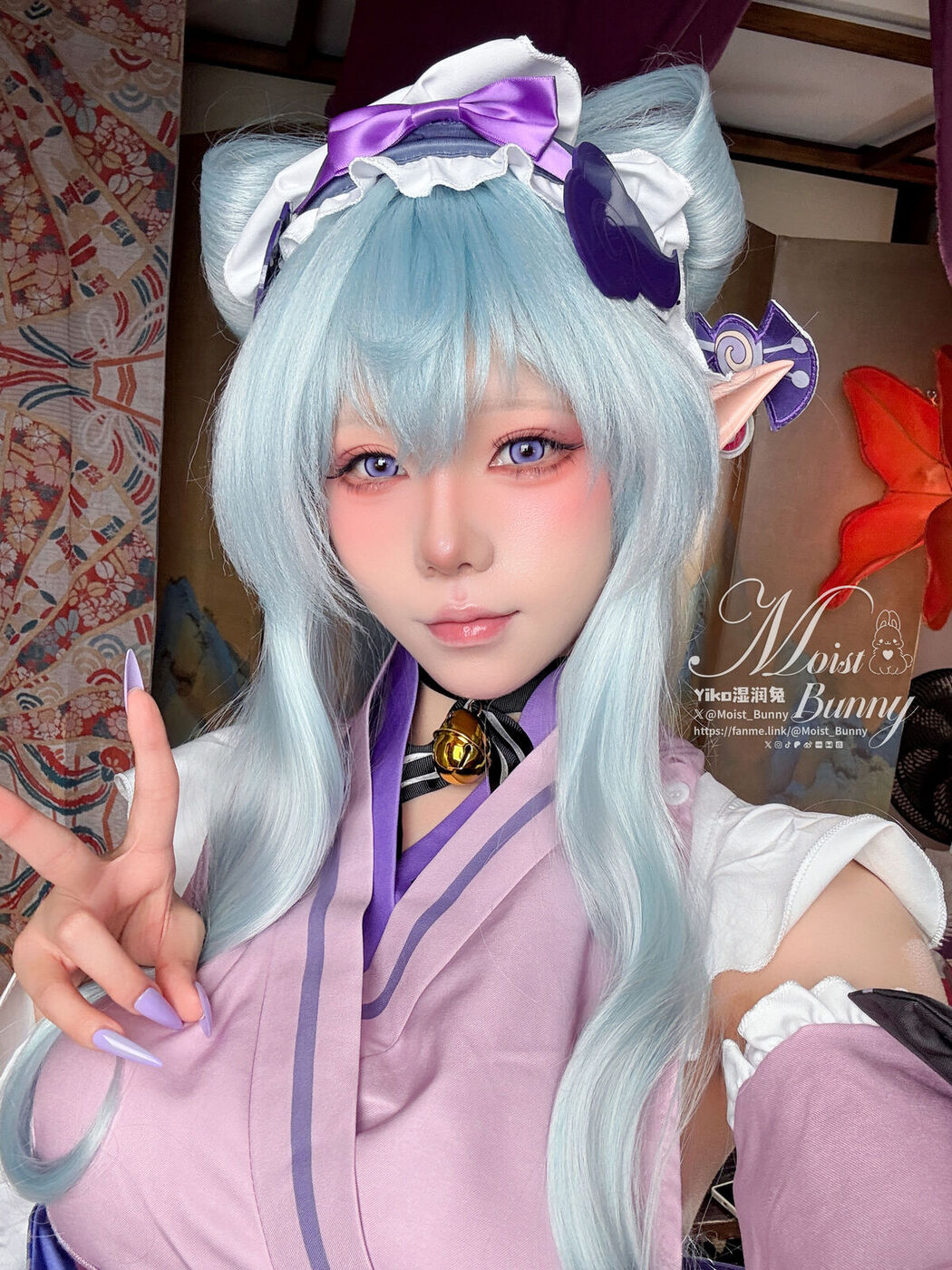 Coser@黏黏团子兔 – 05月作品 浮枕朝颜-梦见月瑞希 红昭愿 Part02 (67P)