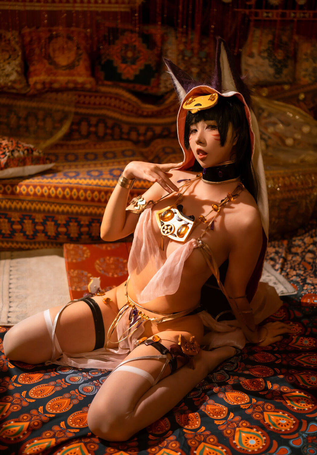 Coser@上杉绘梨落 – 碧蓝航线 武藏 同人舞娘 (19P)