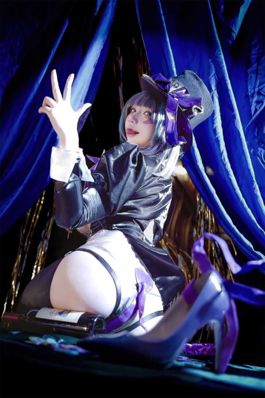 Coser@九曲jean – 柴郡绚烂夜梦 (40P)