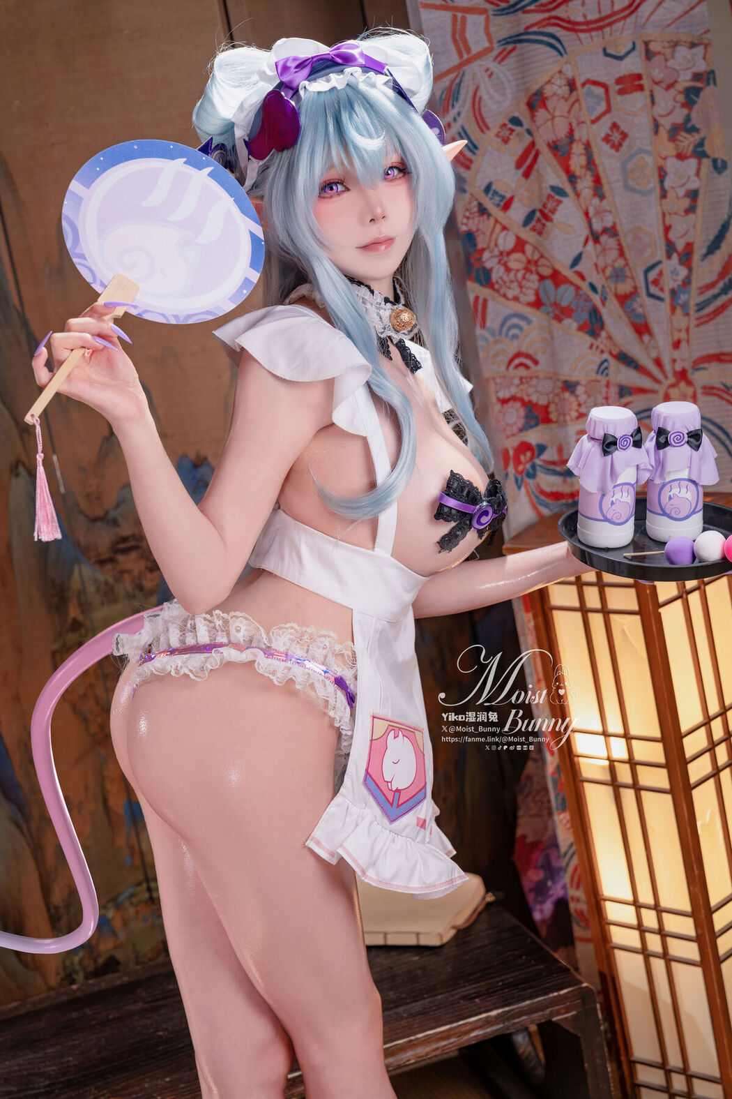 Coser@黏黏团子兔 – 05月作品 浮枕朝颜-梦见月瑞希 红昭愿 Part02 (67P)