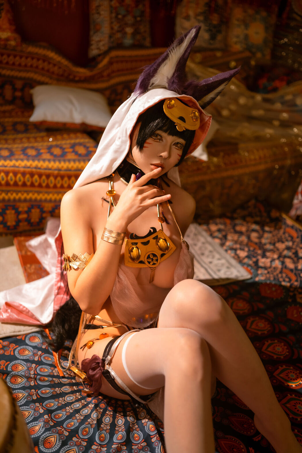 Coser@上杉绘梨落 – 碧蓝航线 武藏 同人舞娘 (19P)