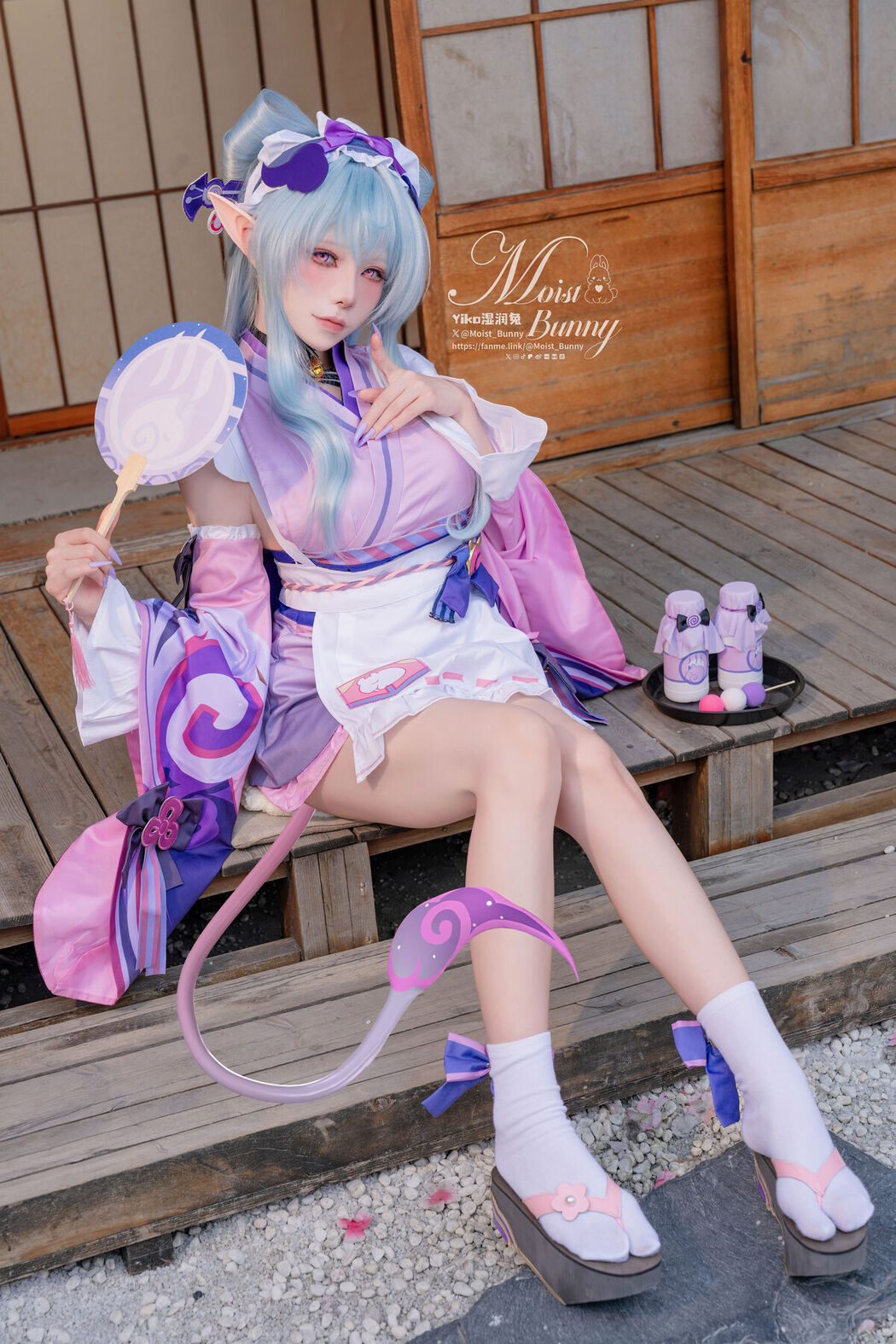 Coser@黏黏团子兔 – 05月作品 浮枕朝颜-梦见月瑞希 红昭愿 Part01 (67P – 5V)