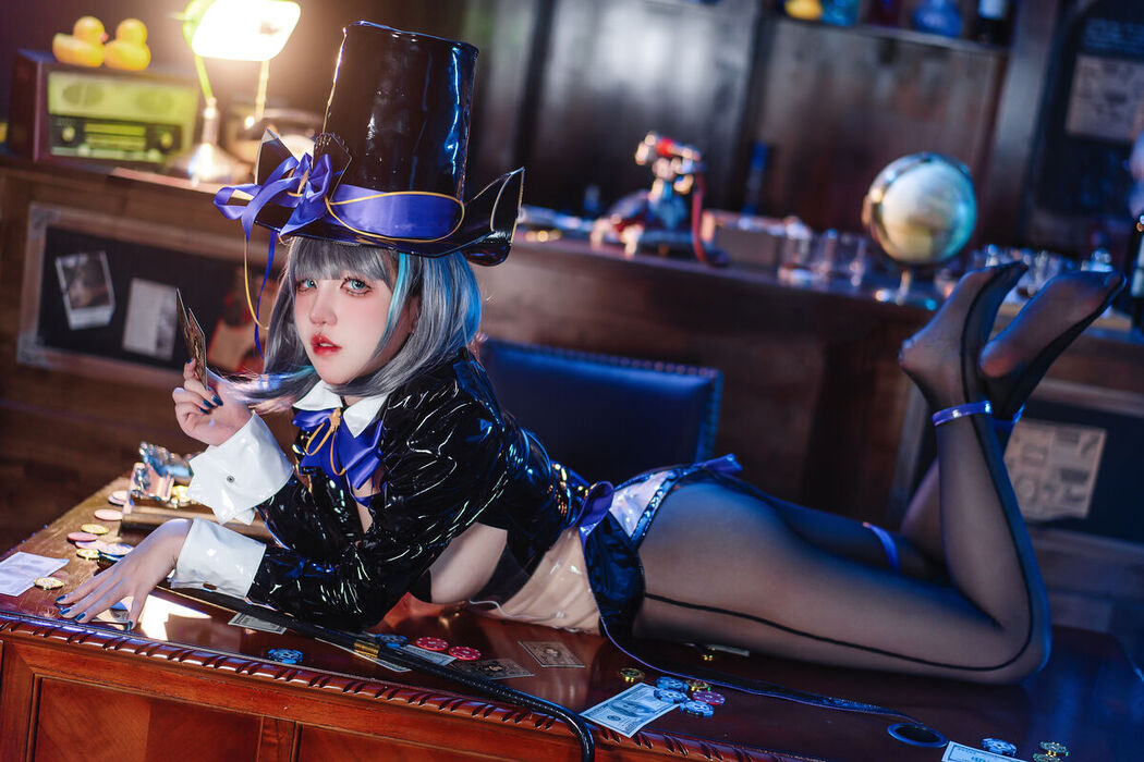 Coser@阿薰kaOri – 碧蓝航线 柴郡 魔术师 (82P – 13V)