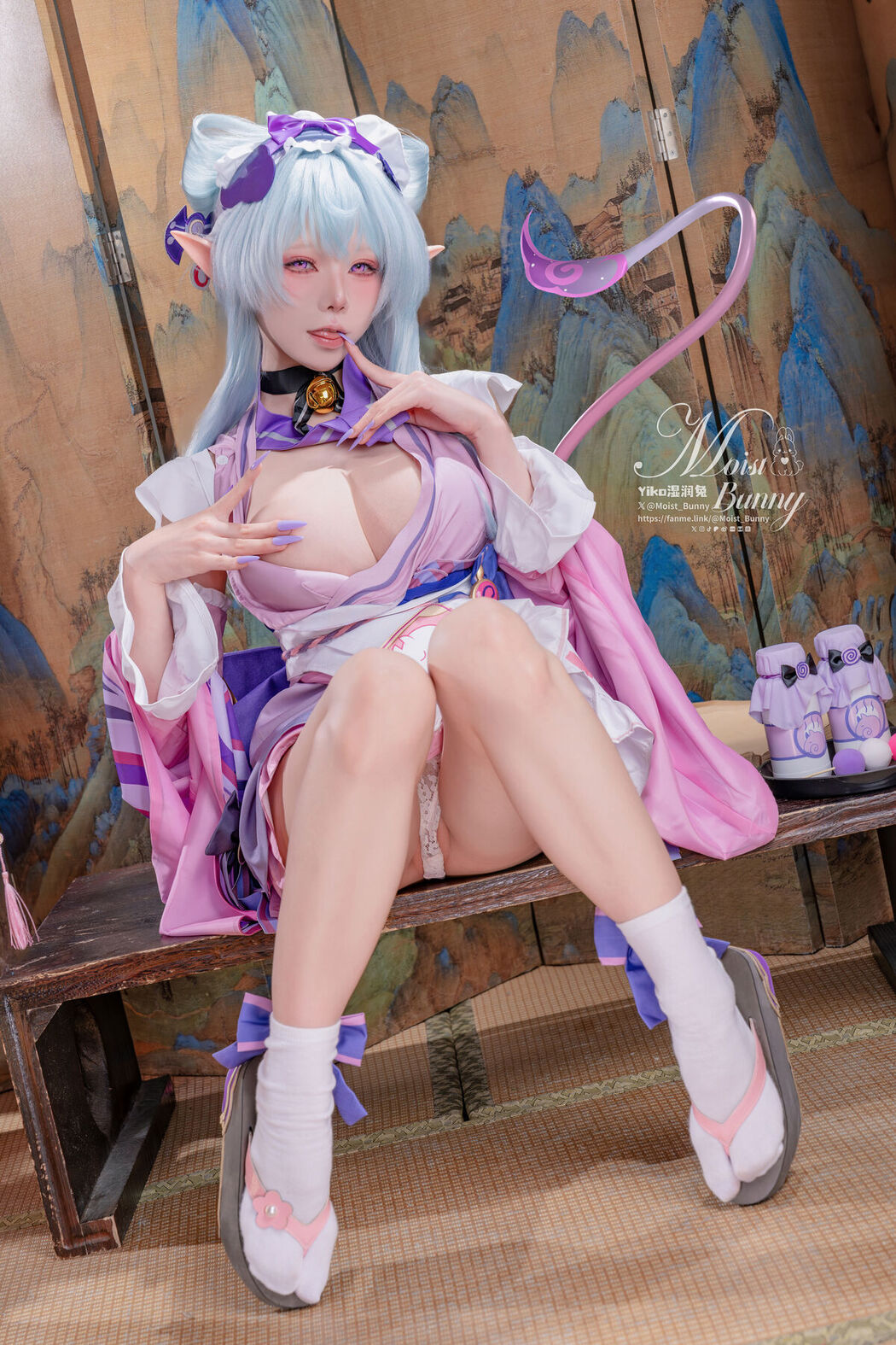 Coser@黏黏团子兔 – 05月作品 浮枕朝颜-梦见月瑞希 红昭愿 Part01 (67P – 5V)