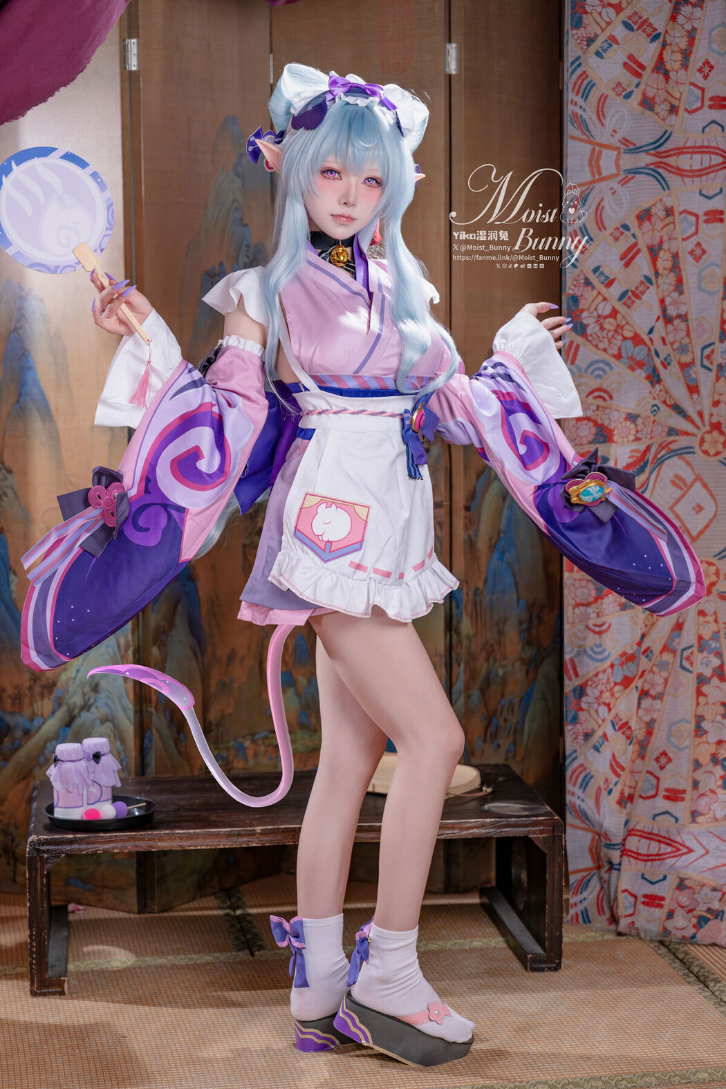 Coser@黏黏团子兔 – 05月作品 浮枕朝颜-梦见月瑞希 红昭愿 Part01 (67P – 5V)