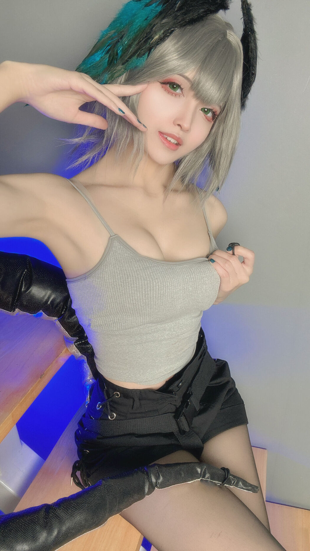 Coser@山崎雷纳 &#8211; 阿克奈兹霍尔海亚竖毛衣 Part02 (45P)