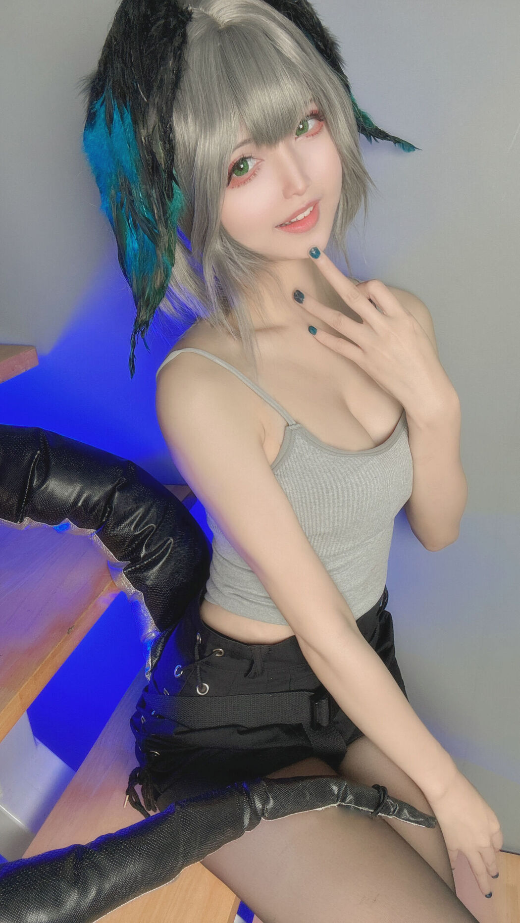 Coser@山崎雷纳 &#8211; 阿克奈兹霍尔海亚竖毛衣 Part02 (45P)