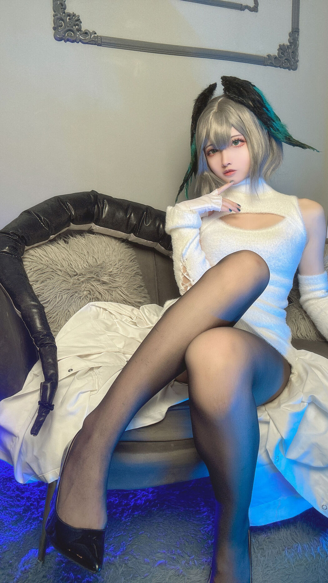 Coser@山崎雷纳 &#8211; 阿克奈兹霍尔海亚竖毛衣 Part01 (46P)