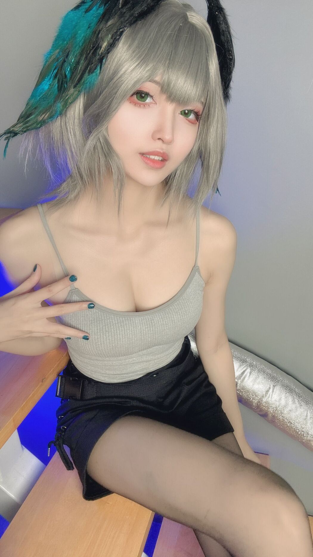 Coser@山崎雷纳 &#8211; 阿克奈兹霍尔海亚竖毛衣 Part02 (45P)