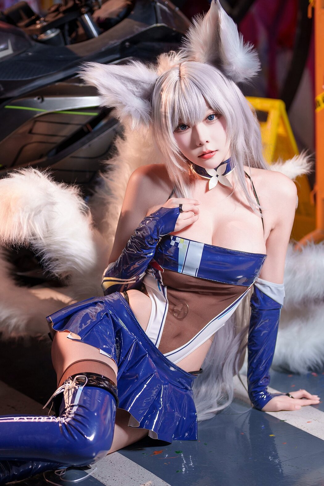 Coser@香草喵露露 – 信浓赛车 (13P – 1V) Cover Photo