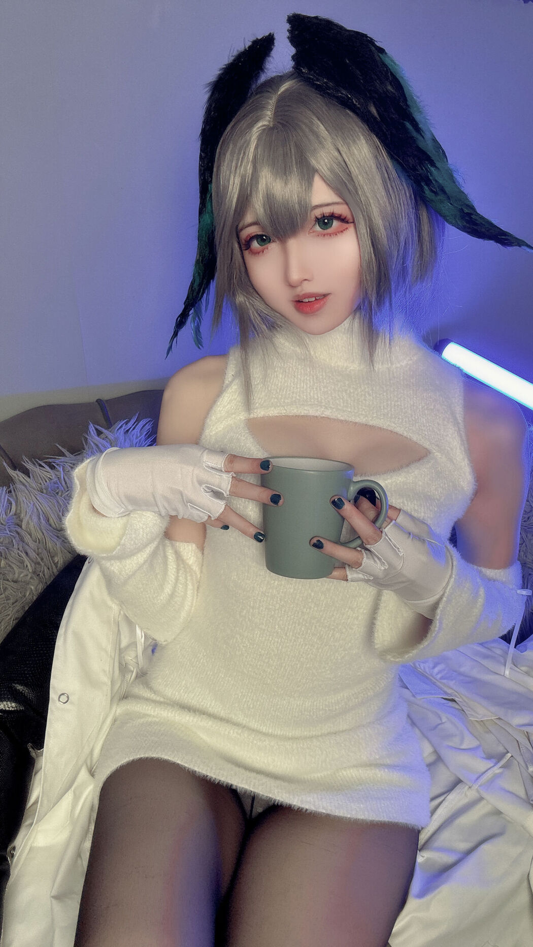 Coser@山崎雷纳 &#8211; 阿克奈兹霍尔海亚竖毛衣 Part02 (45P)