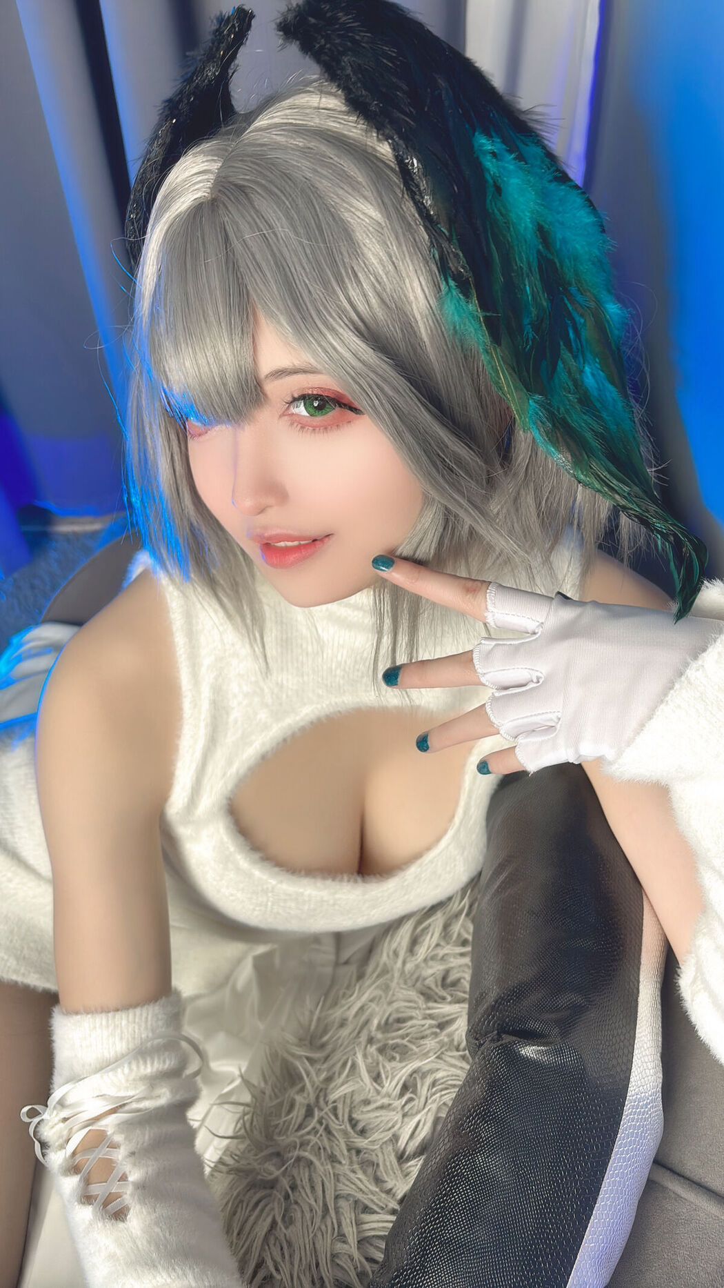 Coser@山崎雷纳 &#8211; 阿克奈兹霍尔海亚竖毛衣 Part02 (45P)