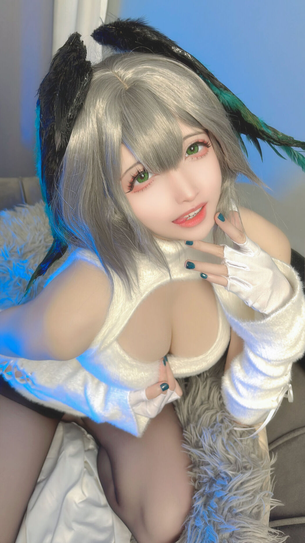 Coser@山崎雷纳 &#8211; 阿克奈兹霍尔海亚竖毛衣 Part01 (46P)