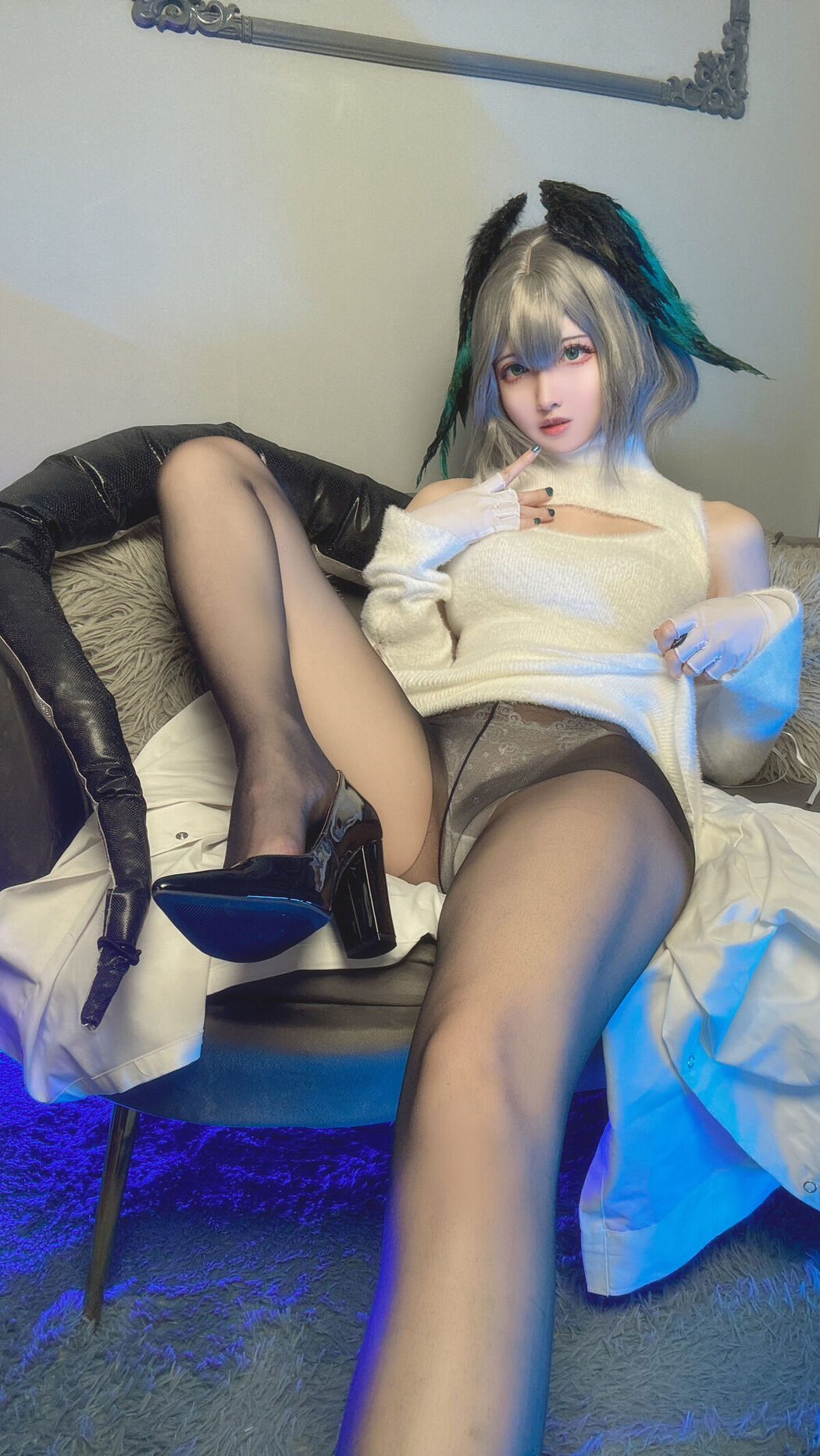 Coser@山崎雷纳 &#8211; 阿克奈兹霍尔海亚竖毛衣 Part02 (45P)