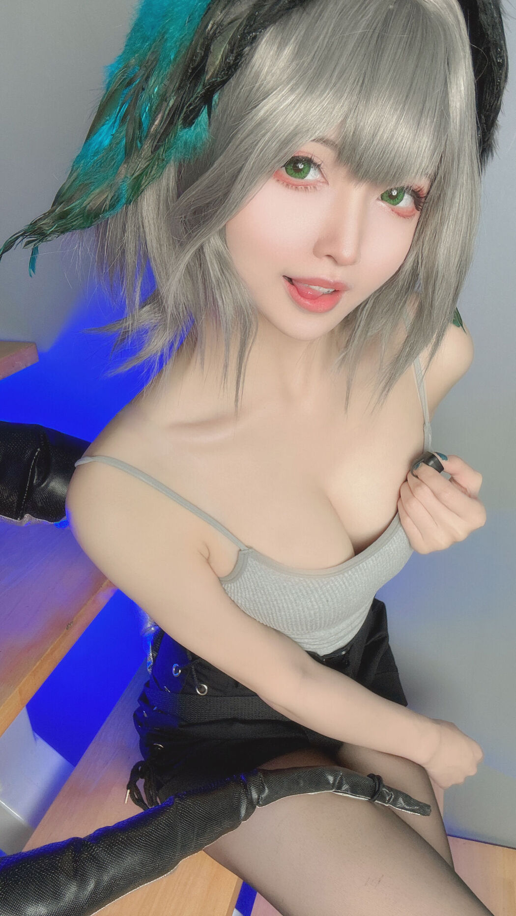 Coser@山崎雷纳 &#8211; 阿克奈兹霍尔海亚竖毛衣 Part02 (45P)