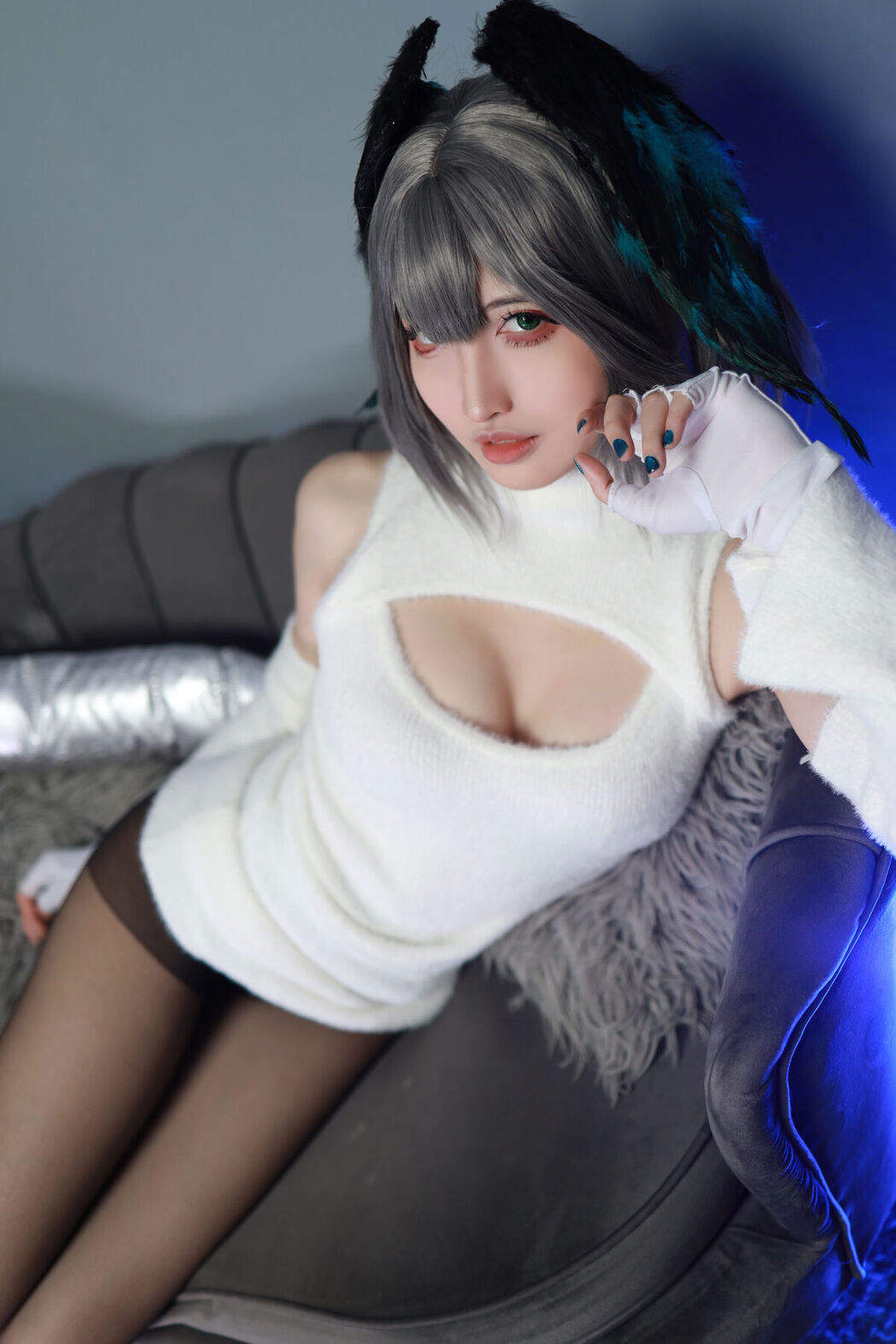 Coser@山崎雷纳 &#8211; 阿克奈兹霍尔海亚竖毛衣 Part01 (46P)